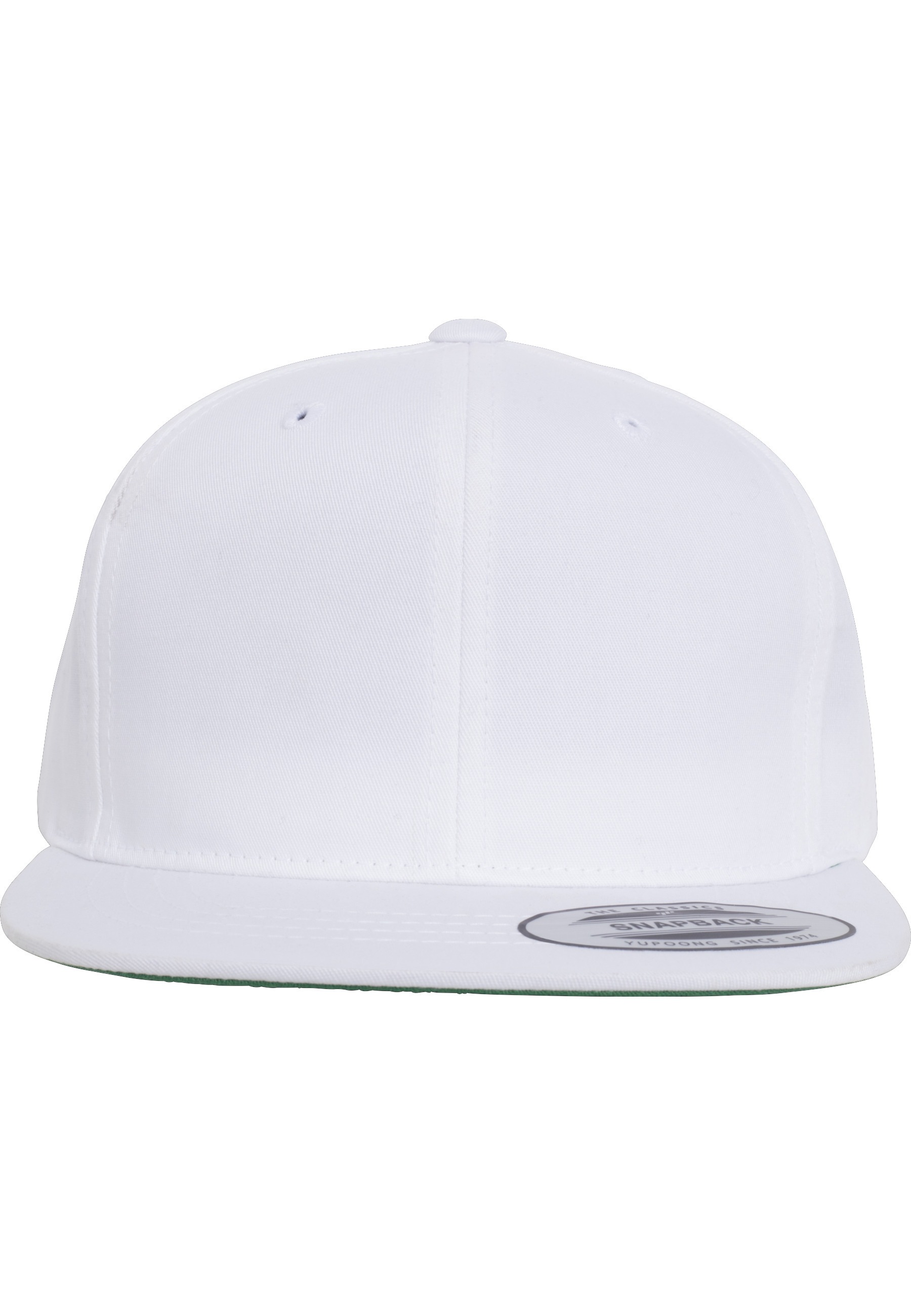 FLEXFIT Kinder Flex Cap "Flexfit Snapback Pro-Style Twill Snapback Youth Cap"weiß, unifarben, 60% Baumwolle, 40% Polyester, Caps