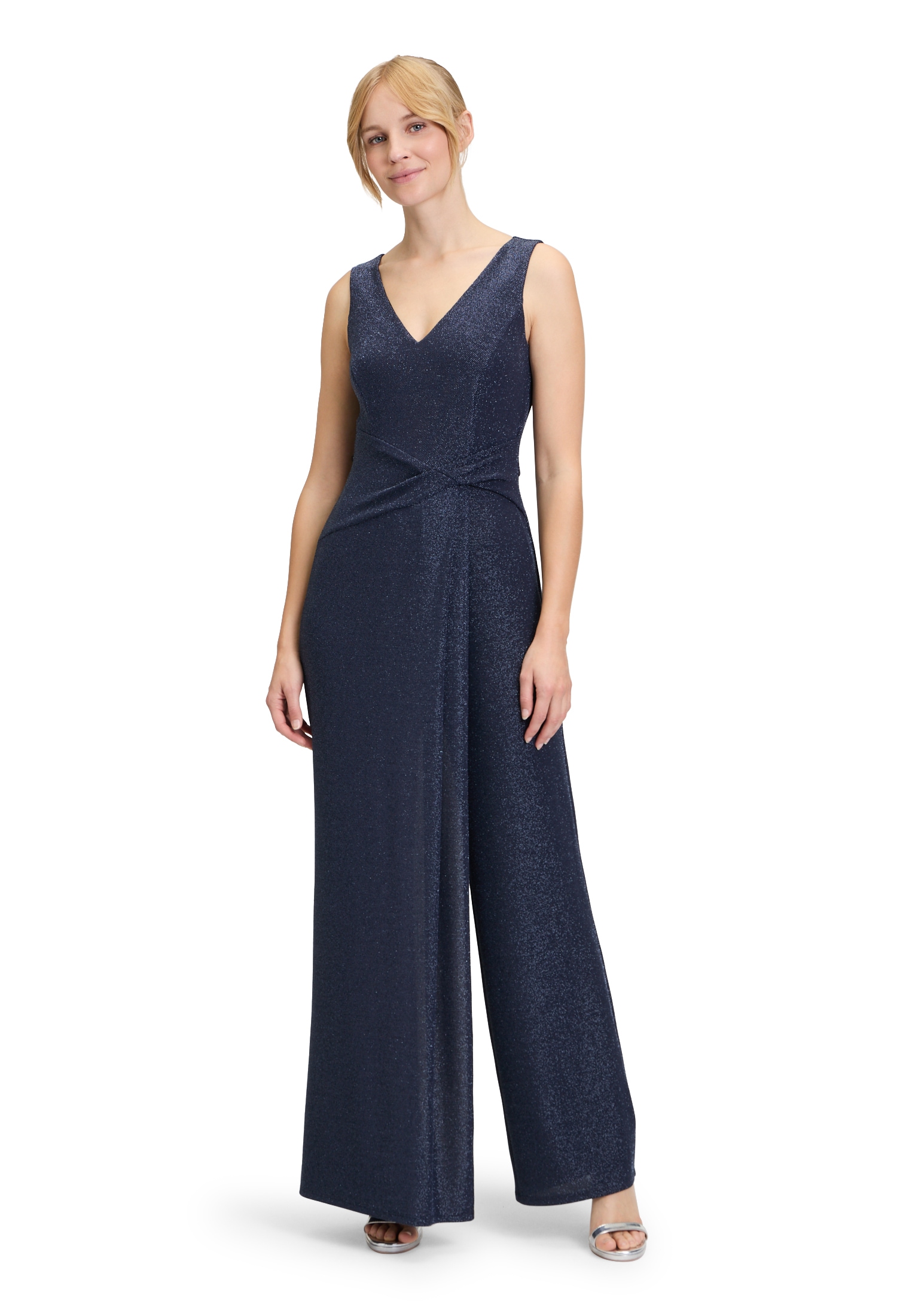 Overall »Vera Mont Jumpsuit im Glitzer-Look«, (1 tlg.), Nahtführung