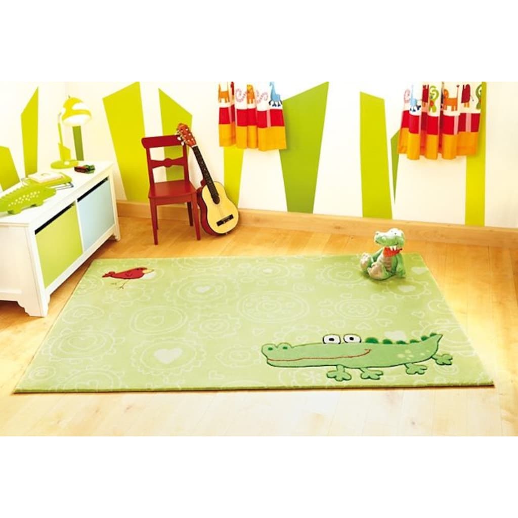 Sigikid Kinderteppich »Happy Zoo Crocodile«, rechteckig