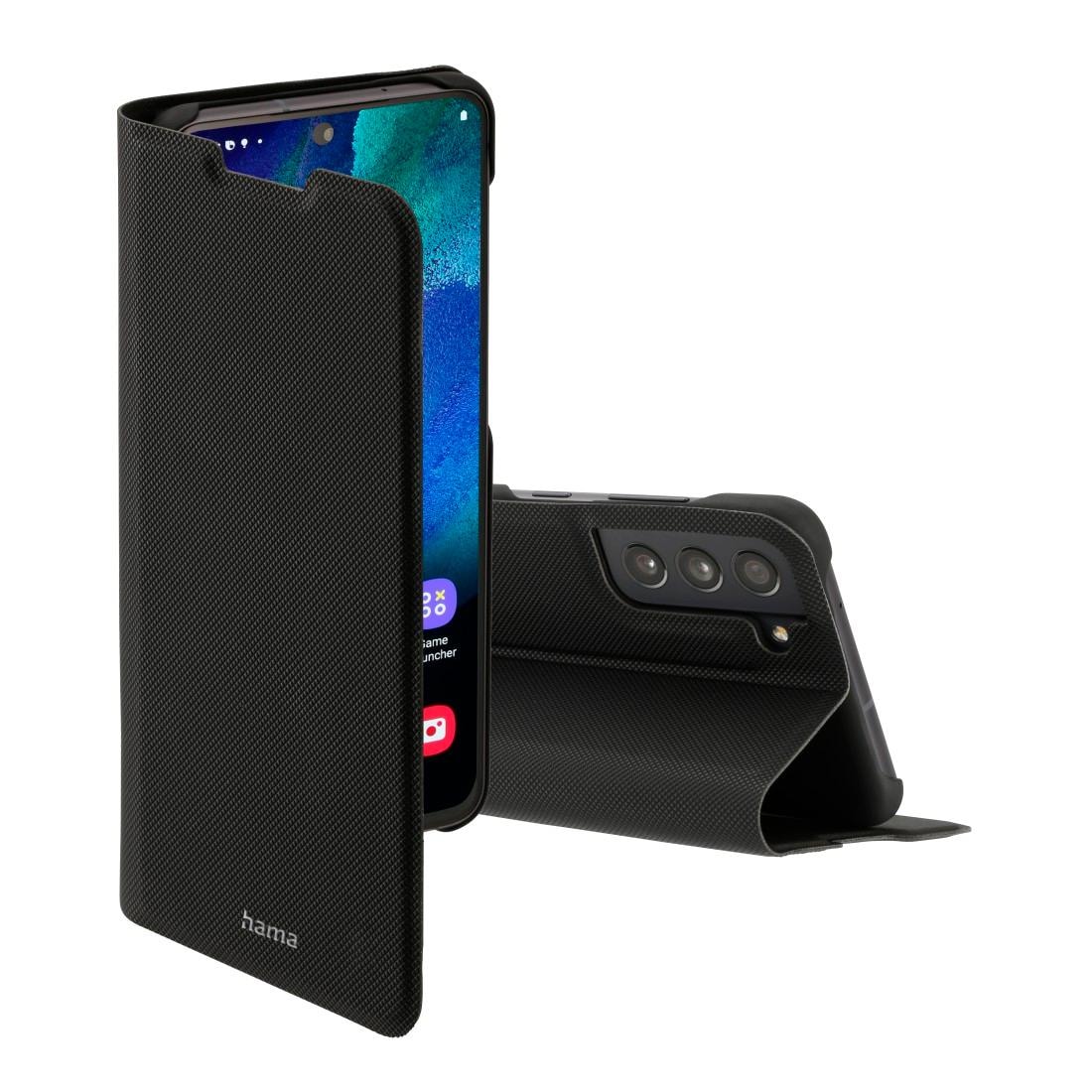 Smartphone-Hülle »Booklet für Samsung Galaxy S21 FE 5G, schwarz, schlankes Design«,...