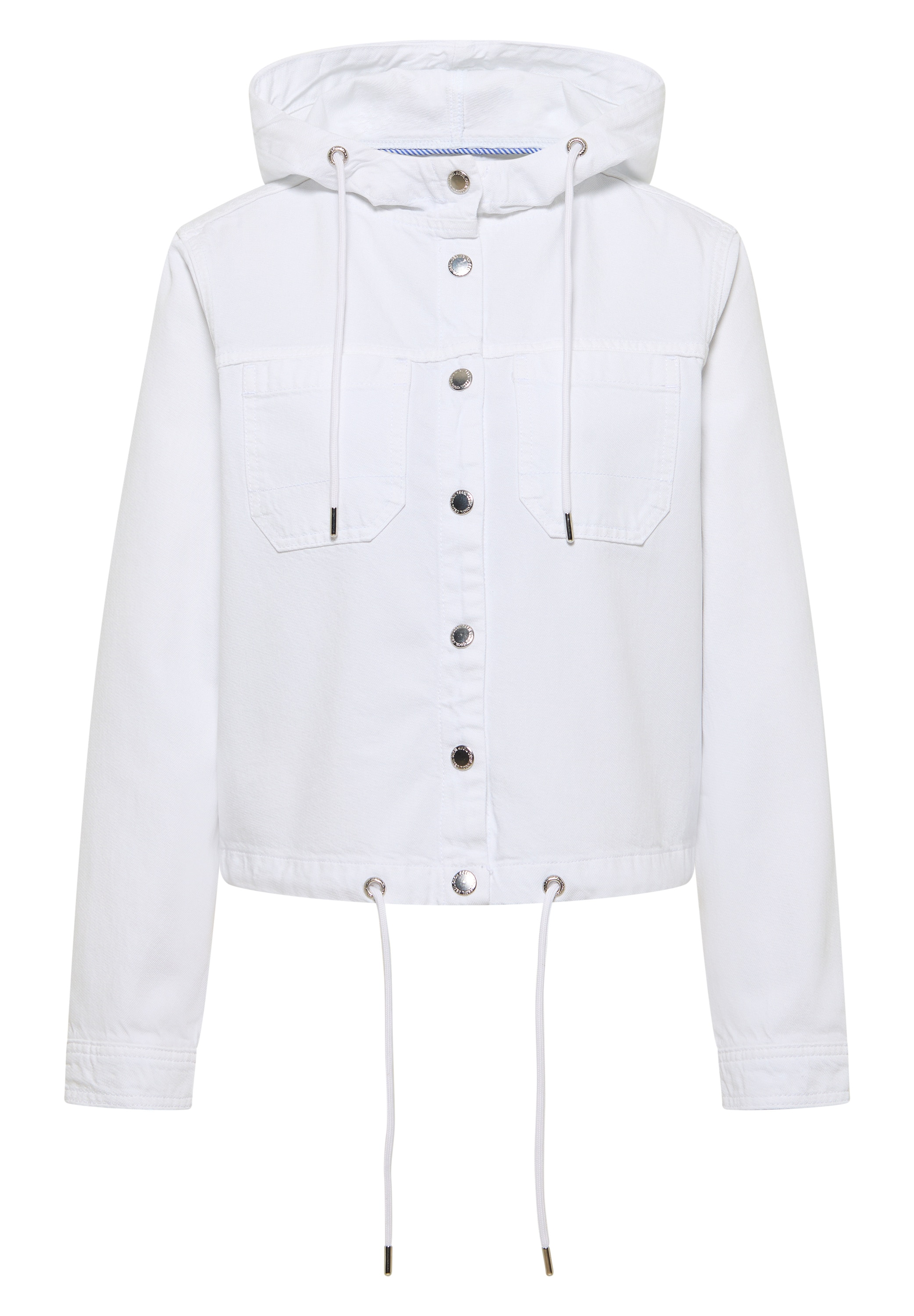 Cecil Blusenjacke mit Kapuze Denim Jacke mit Kapuze und Tunnelzug