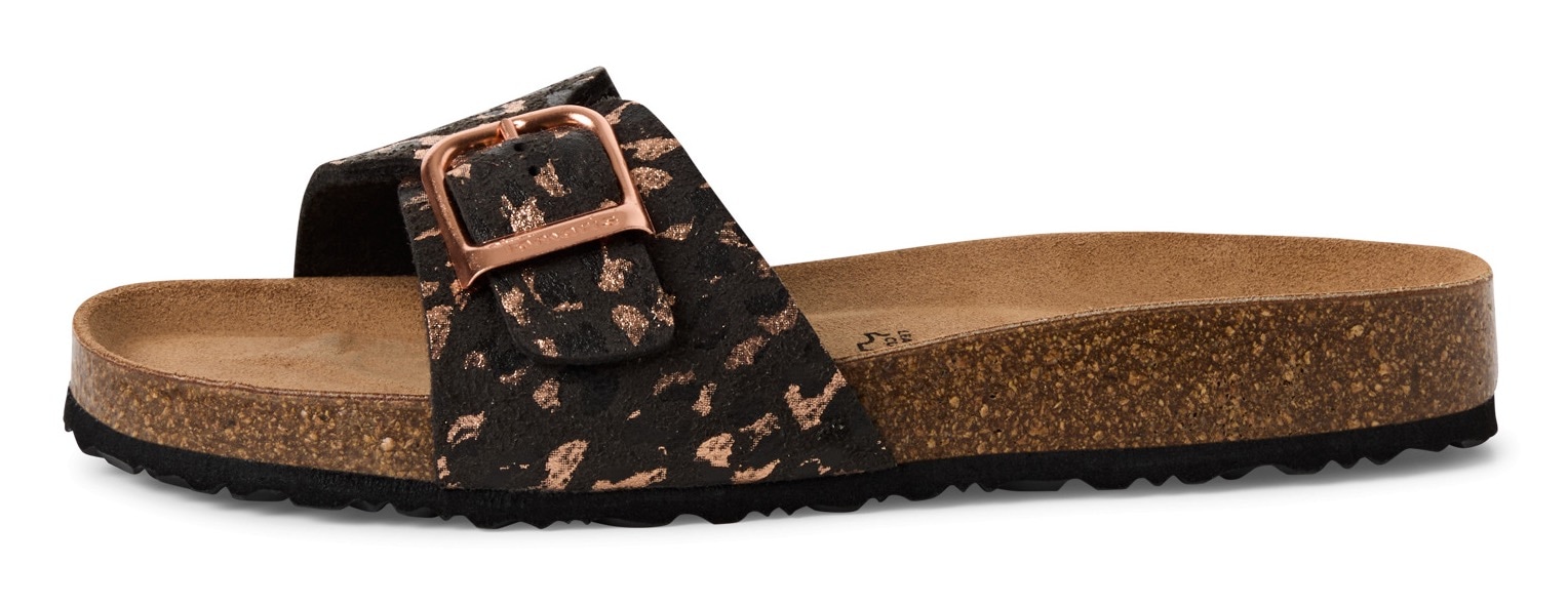 Tamaris Pantolette »CORRA«, Sommerschuh, Schlappen mit verstellbarer Schnalle