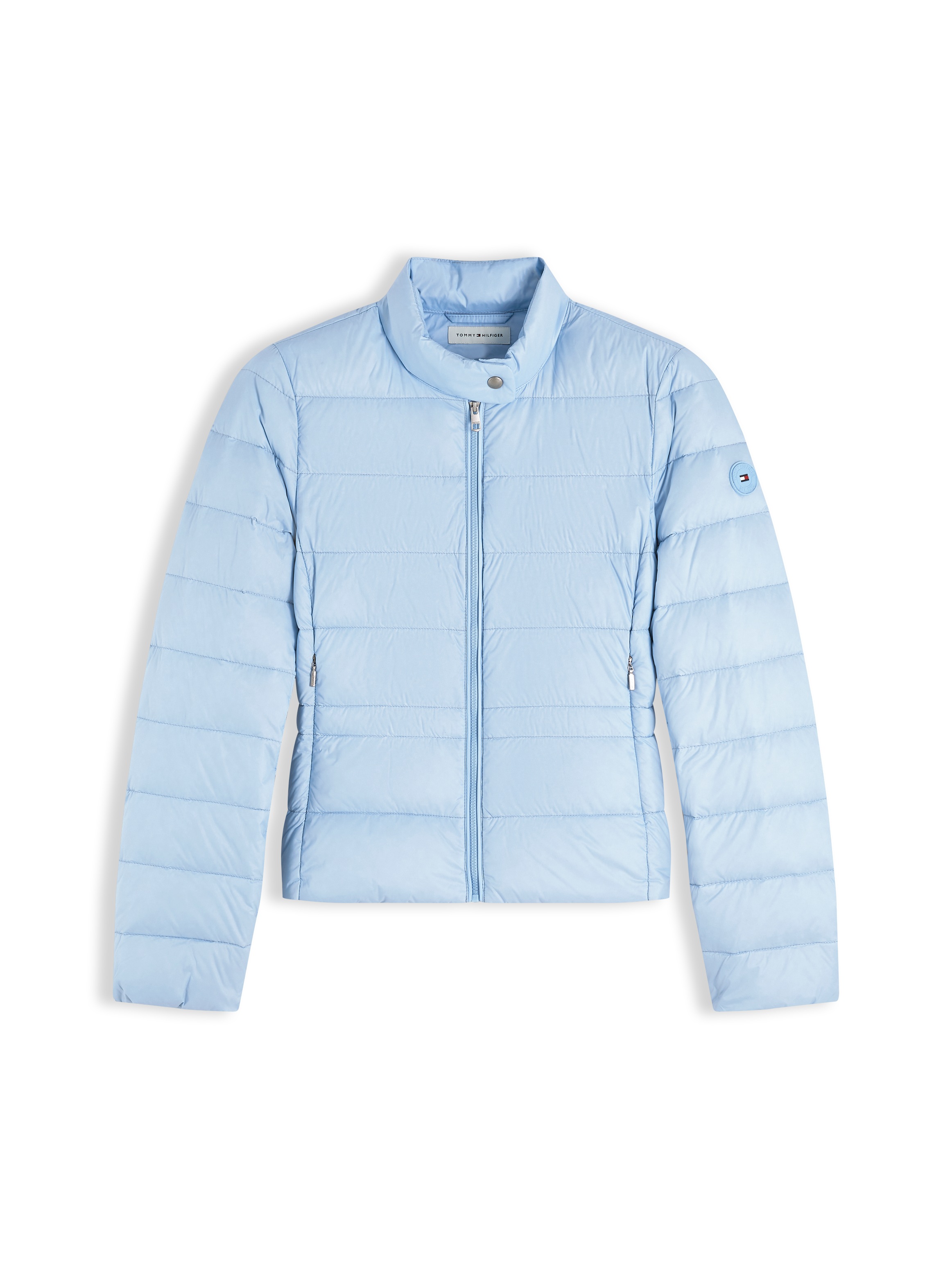 Tommy Hilfiger Daunenjacke »LW DOWN PACKABLE JACKET« ohne Kapuze aus pflegeleichter Kunstfaser, leichte Steppqualität