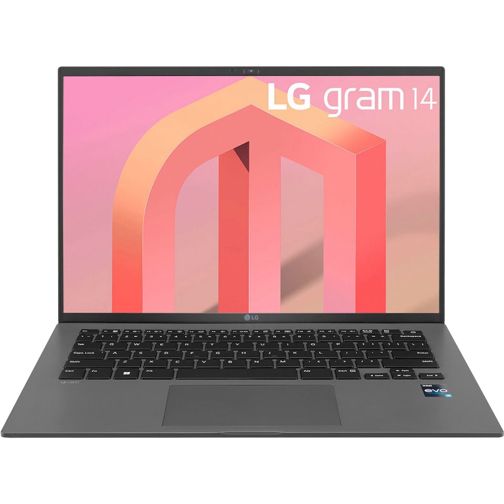 LG Notebook »gram 14«, 35,5 cm, / 14 Zoll, Intel, Core i7, Iris Xe Graphics, 1000 GB SSD