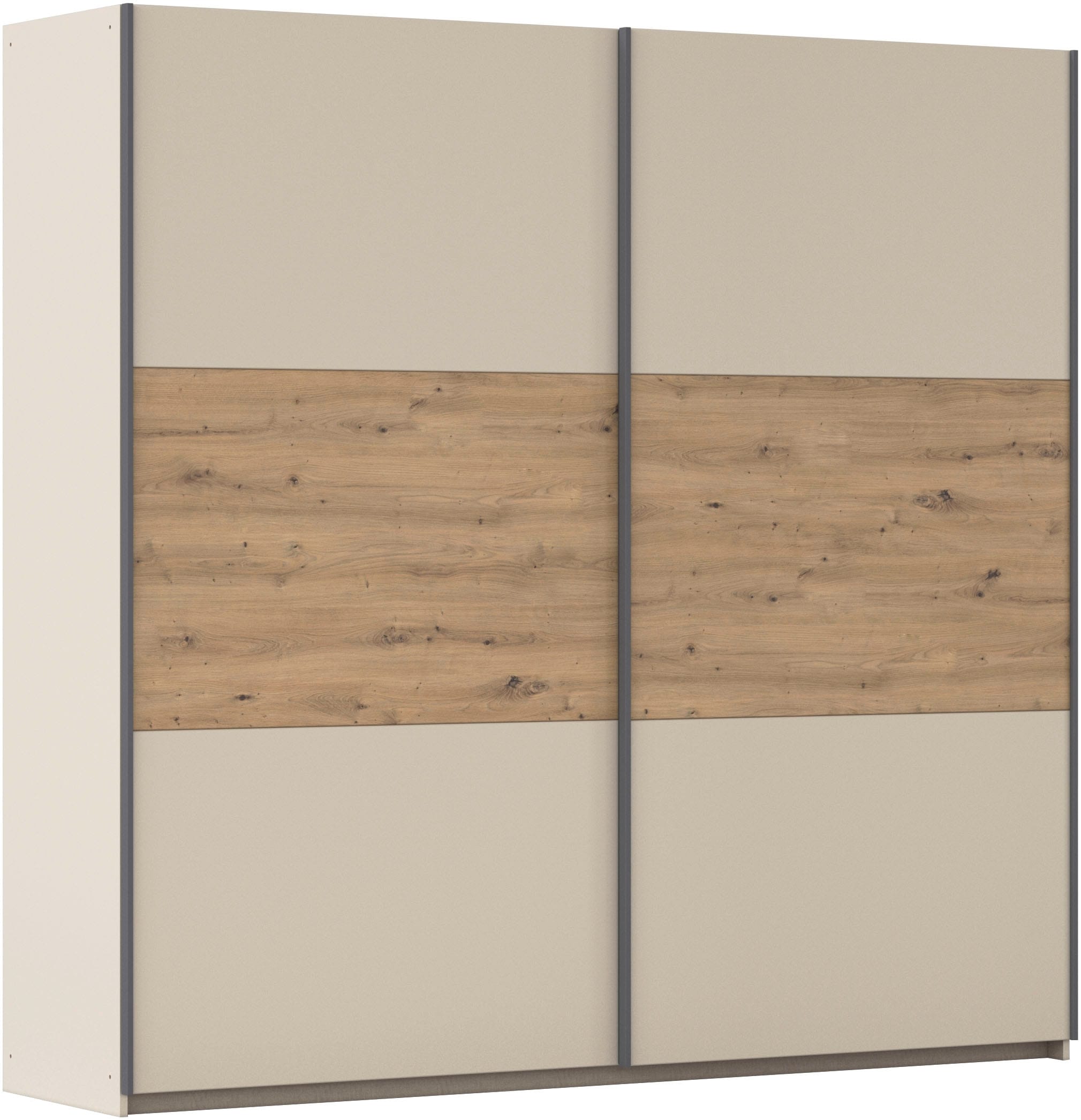 rauch "Kleiderschrank Schrank Garderobe Schlafzimmerschrank SAJO" in 2 Breiten (218, 261 cm) optional mit Spiegel MADE IN GERMANY
