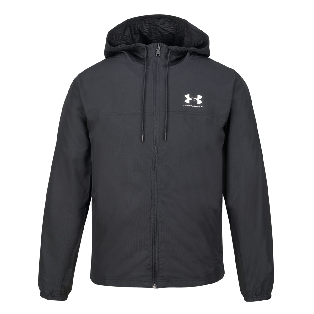 Under Armour Windbreaker "UA RIVAL WVN WINDBREAKER" windabweisend, aus Polyester, mit Reißverschluss, normale Länge