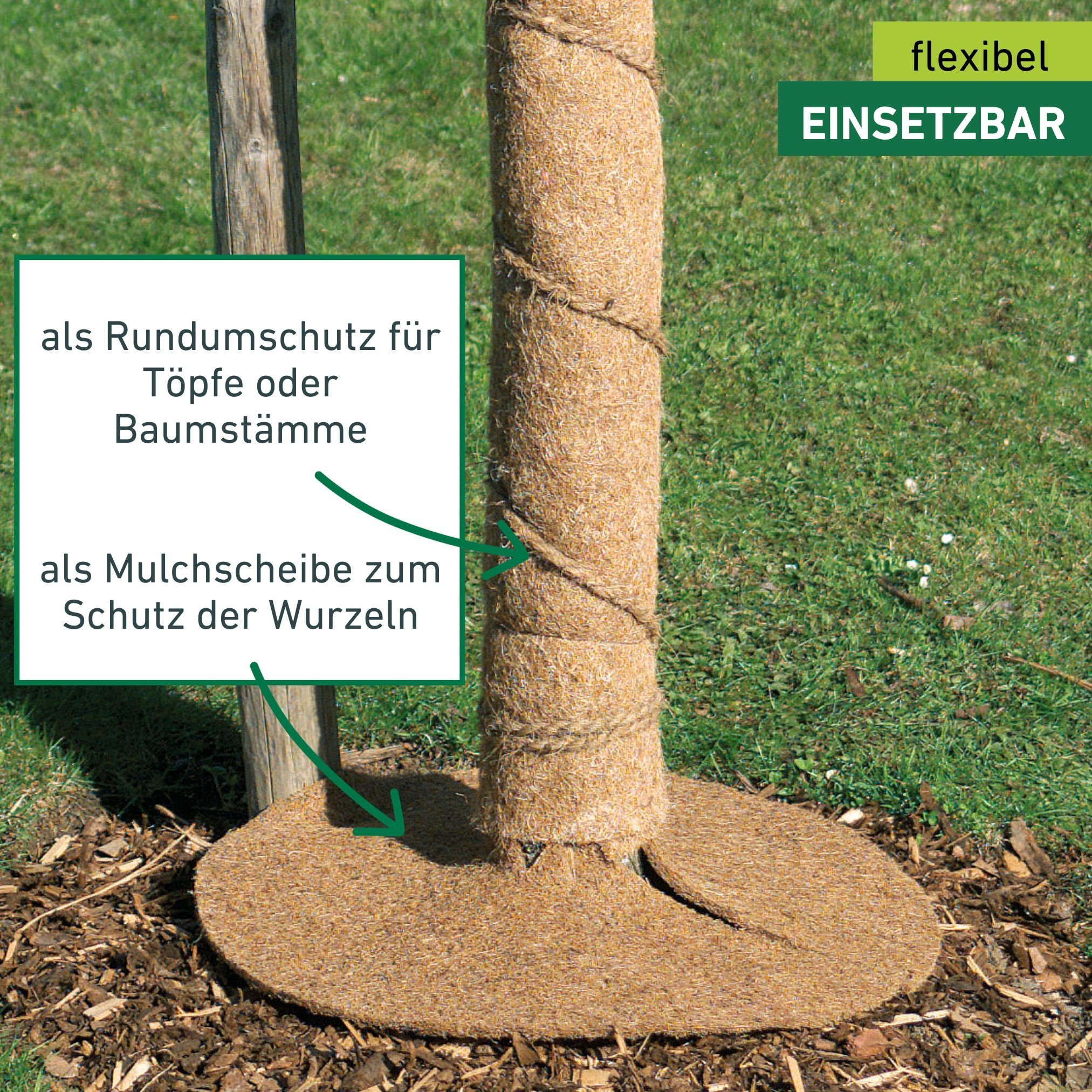 Windhager Winterschutzvlies »Kokos, Frostschutz Filzmatte für Pflanzen« 1 Stk. tlg. Kälteschutz Kokosmatte, erhältlich in 0,5 x 1,5 m oder 1 x 1,5 m