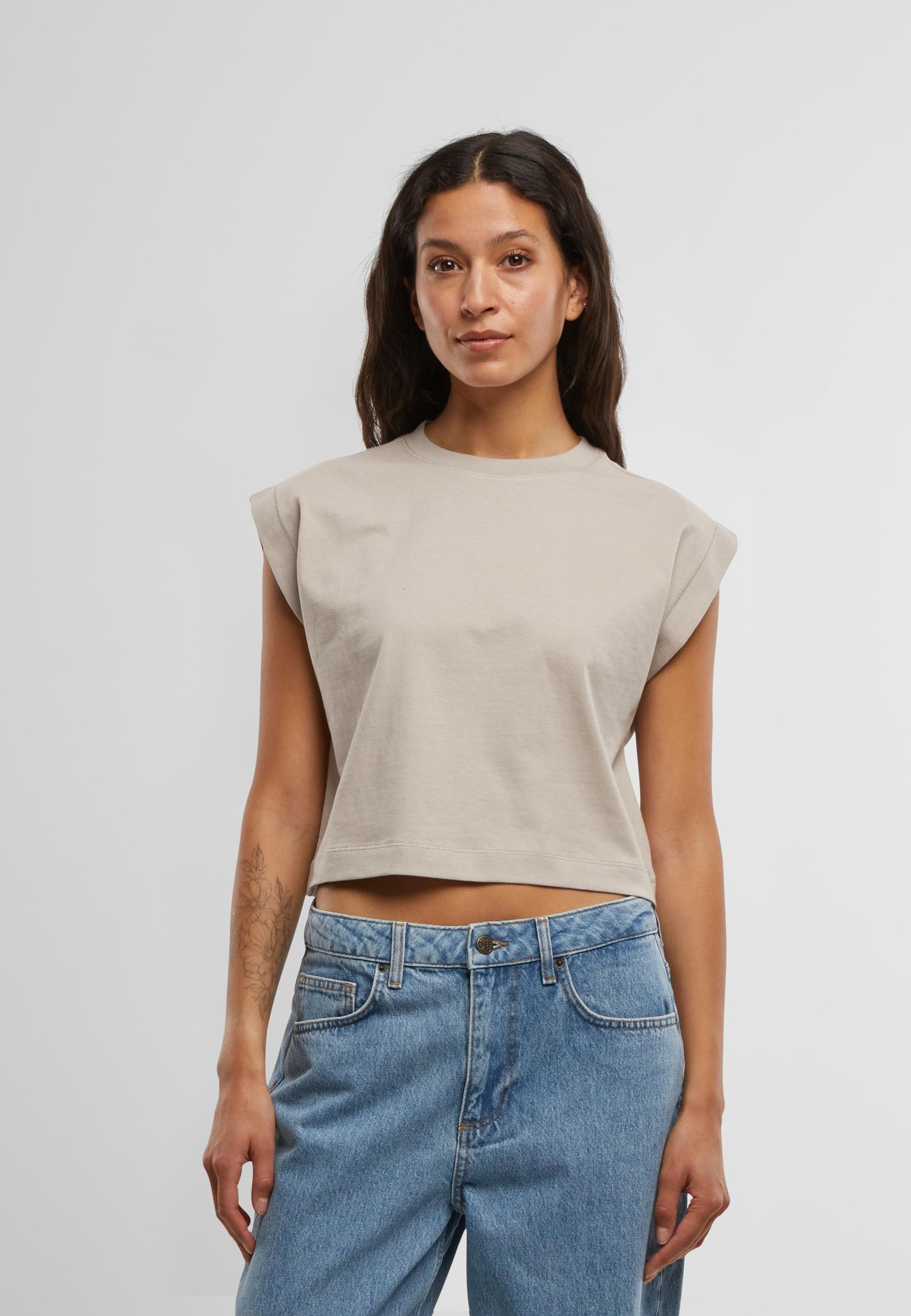 URBAN CLASSICS T-Shirt »Urban Classics Ladies Oversized Boxy Heavy Tee«, (1 tlg.)