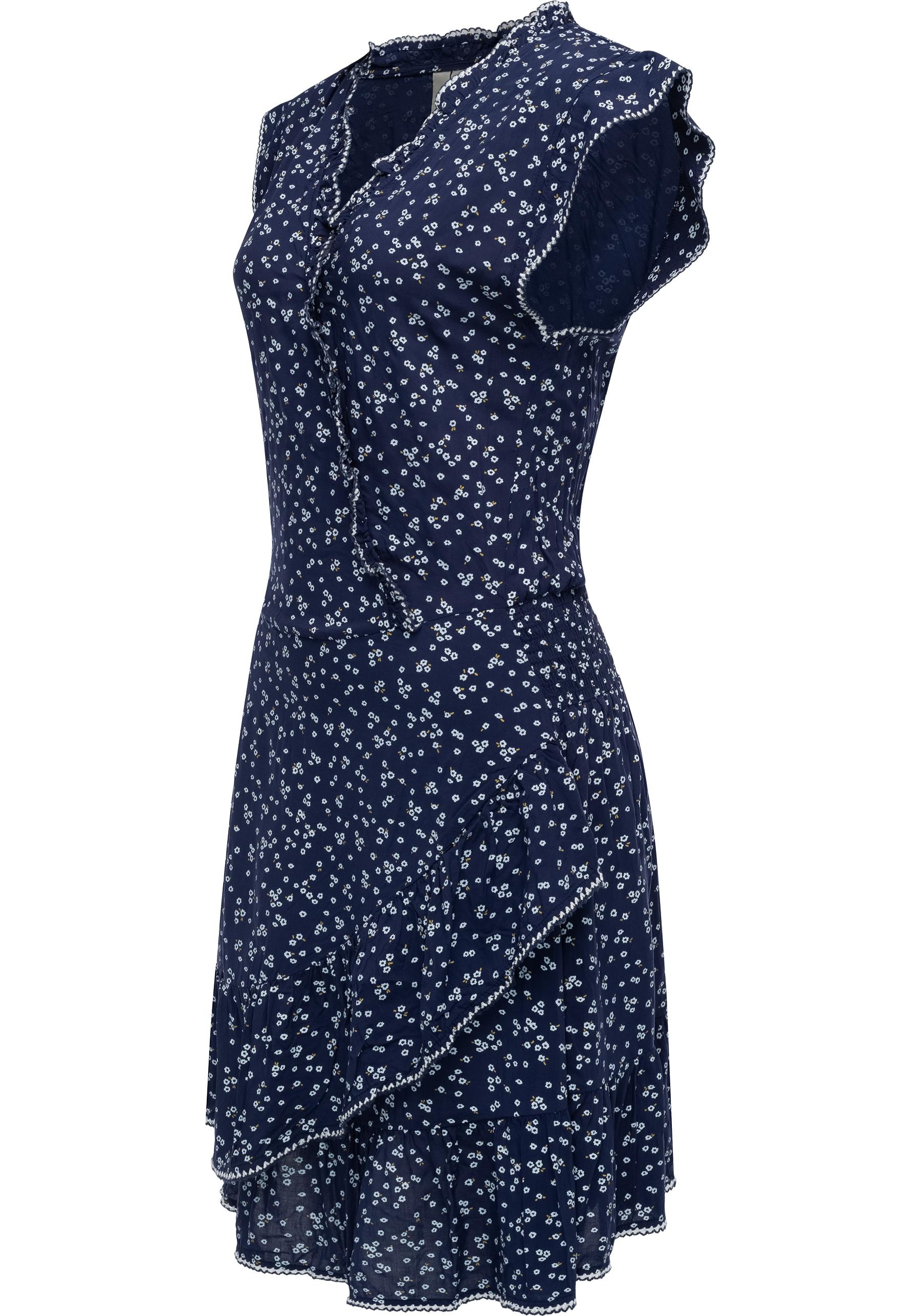 Ragwear Volantkleid "Chantalia Print" Ohne Taschen stylisches Sommerkleid m günstig online kaufen