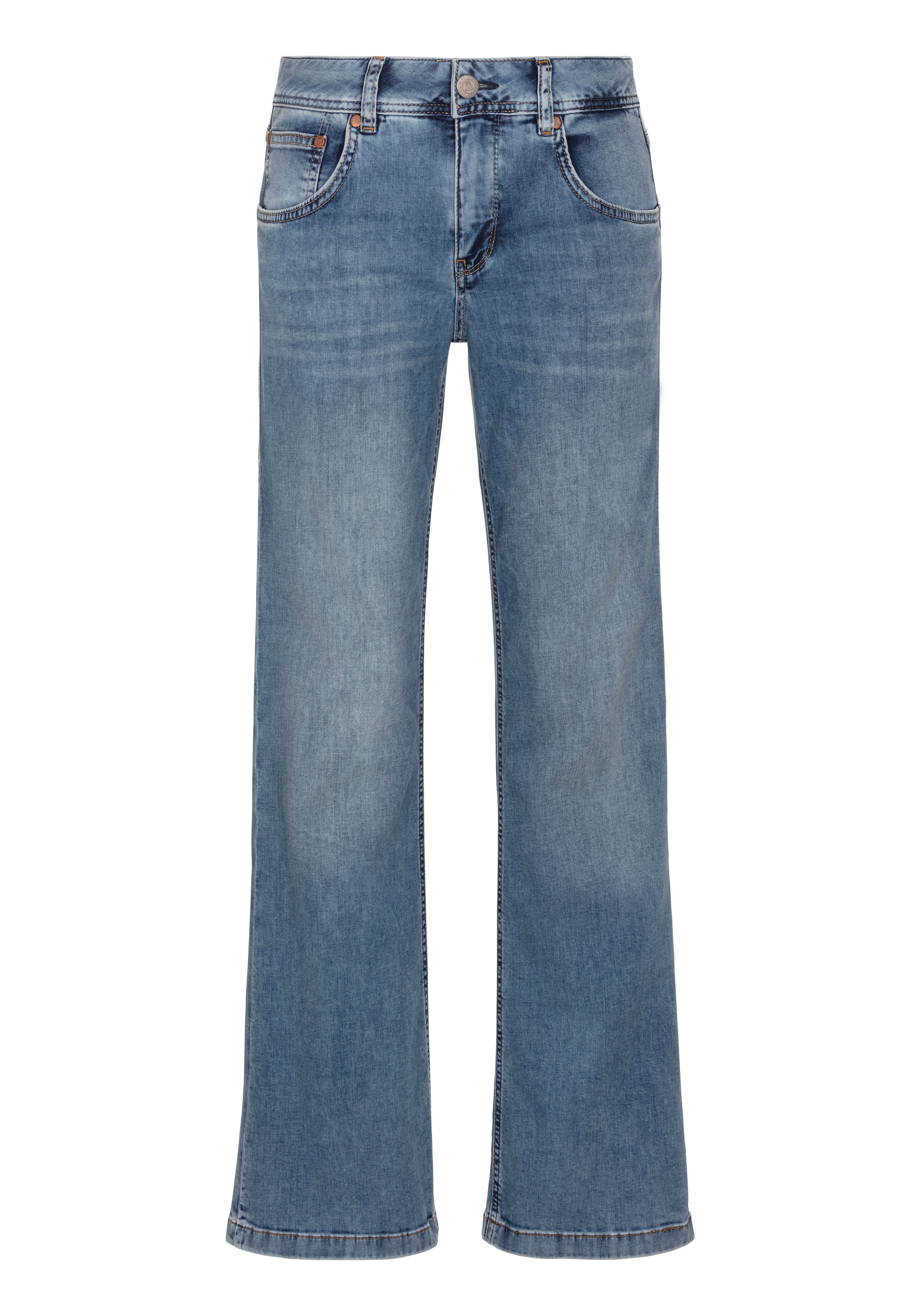 Herrlicher 5-Pocket-Jeans »Edna Recycled Denim Light«, im Flared Fit