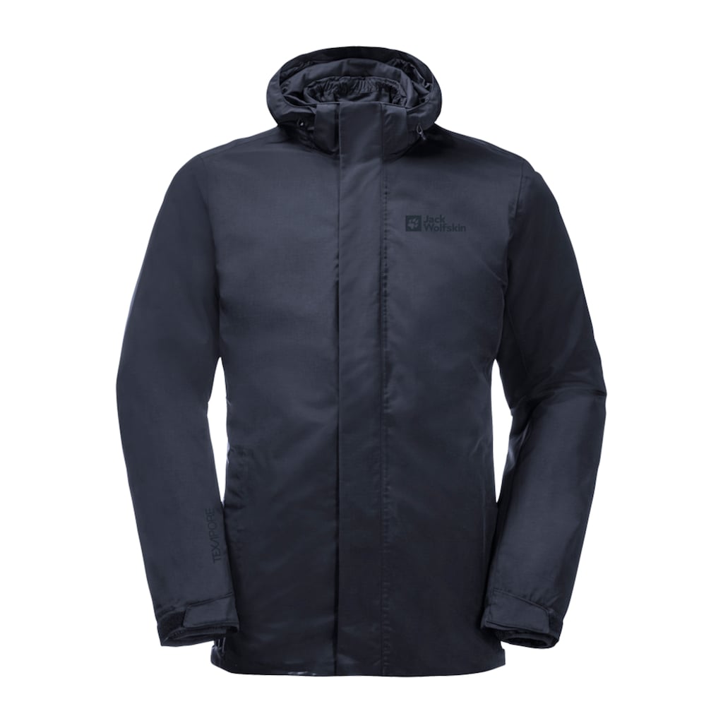 Jack Wolfskin 3-in-1-Funktionsjacke »BERGLAND 3IN1 JKT M«, mit Kapuze