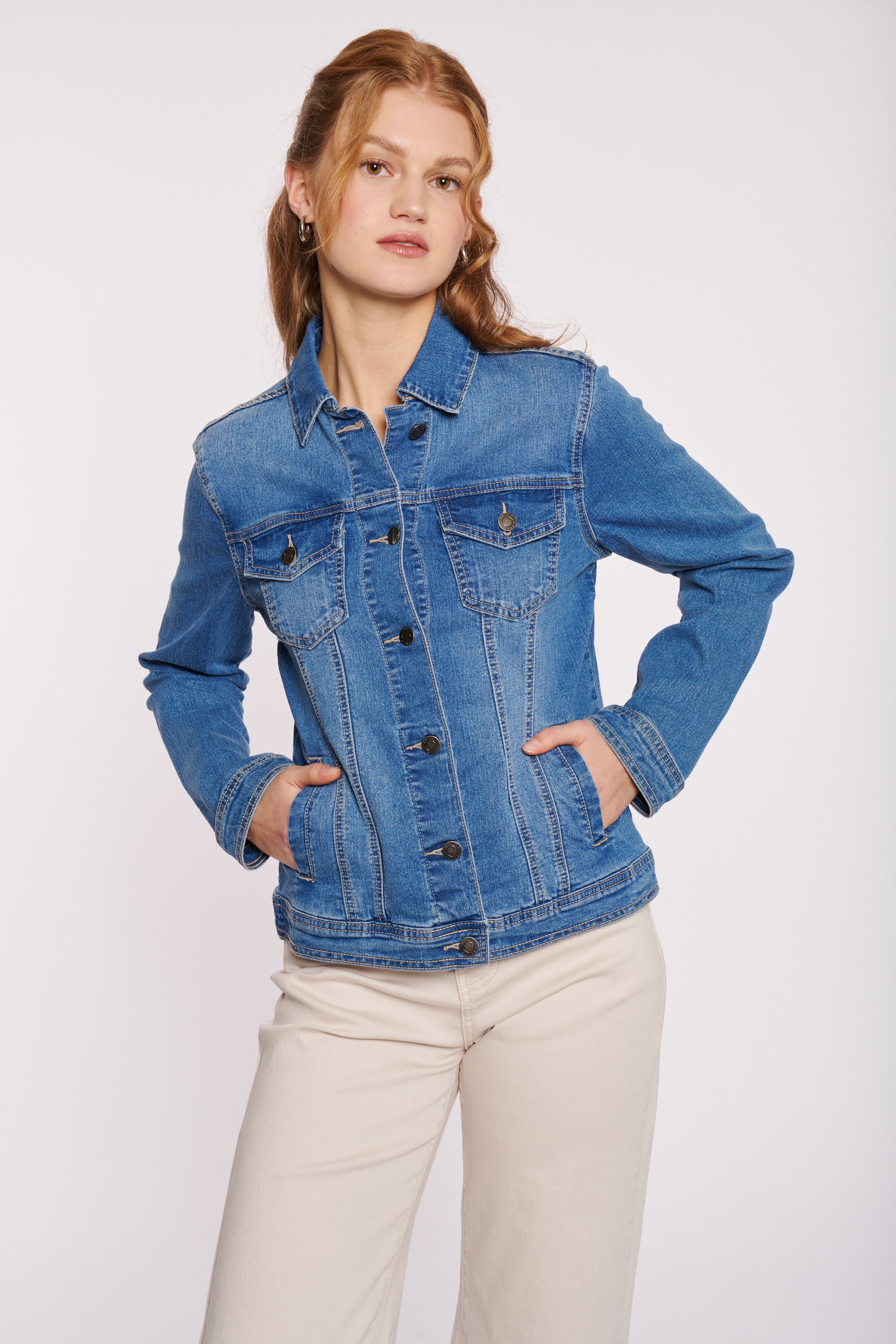 HaILY’S Jeansjacke "LS C DJK Ma44cy", ohne Kapuze günstig online kaufen