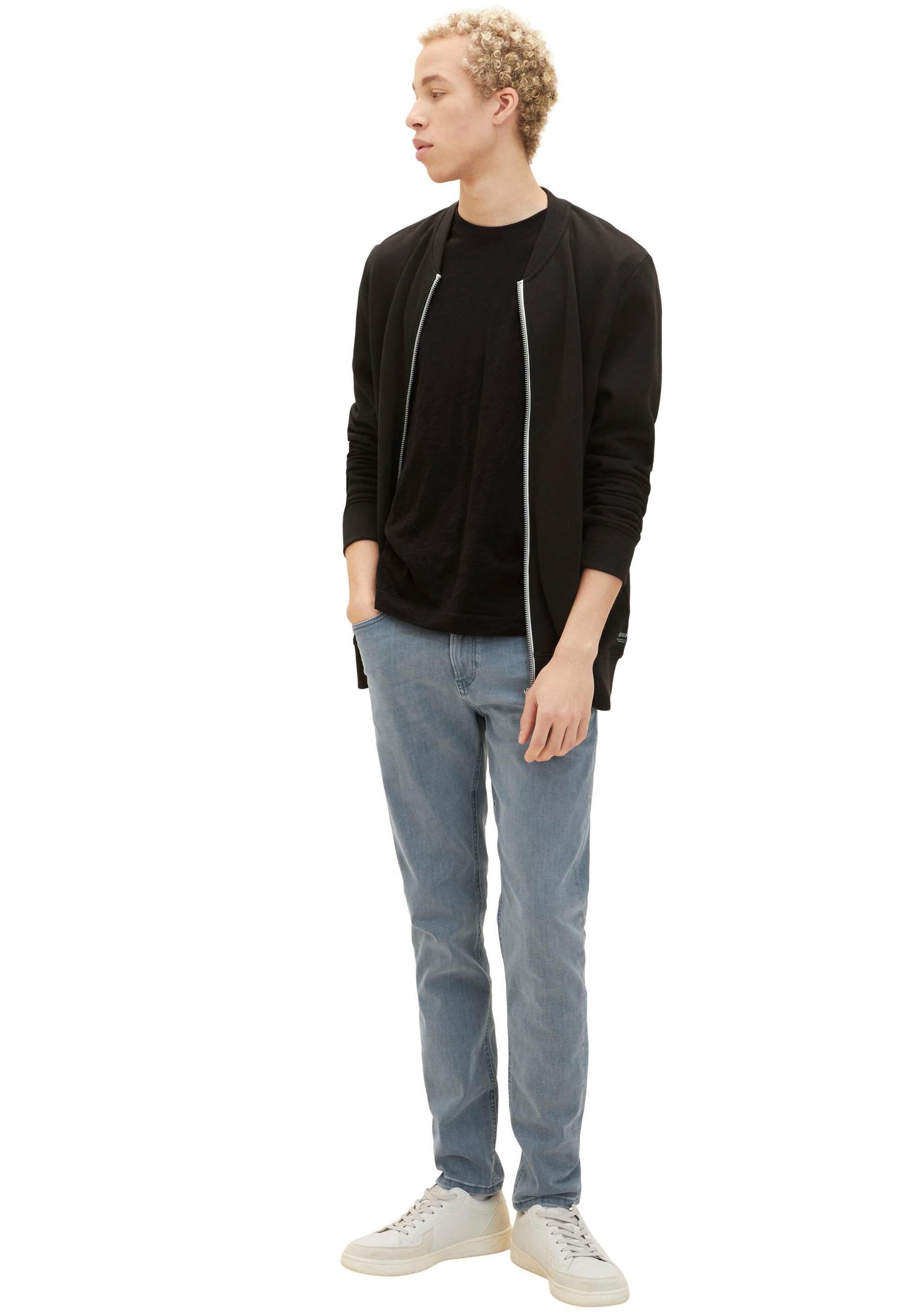TOM TAILOR Denim Slim-fit-Jeans, mit Logo-Badge
