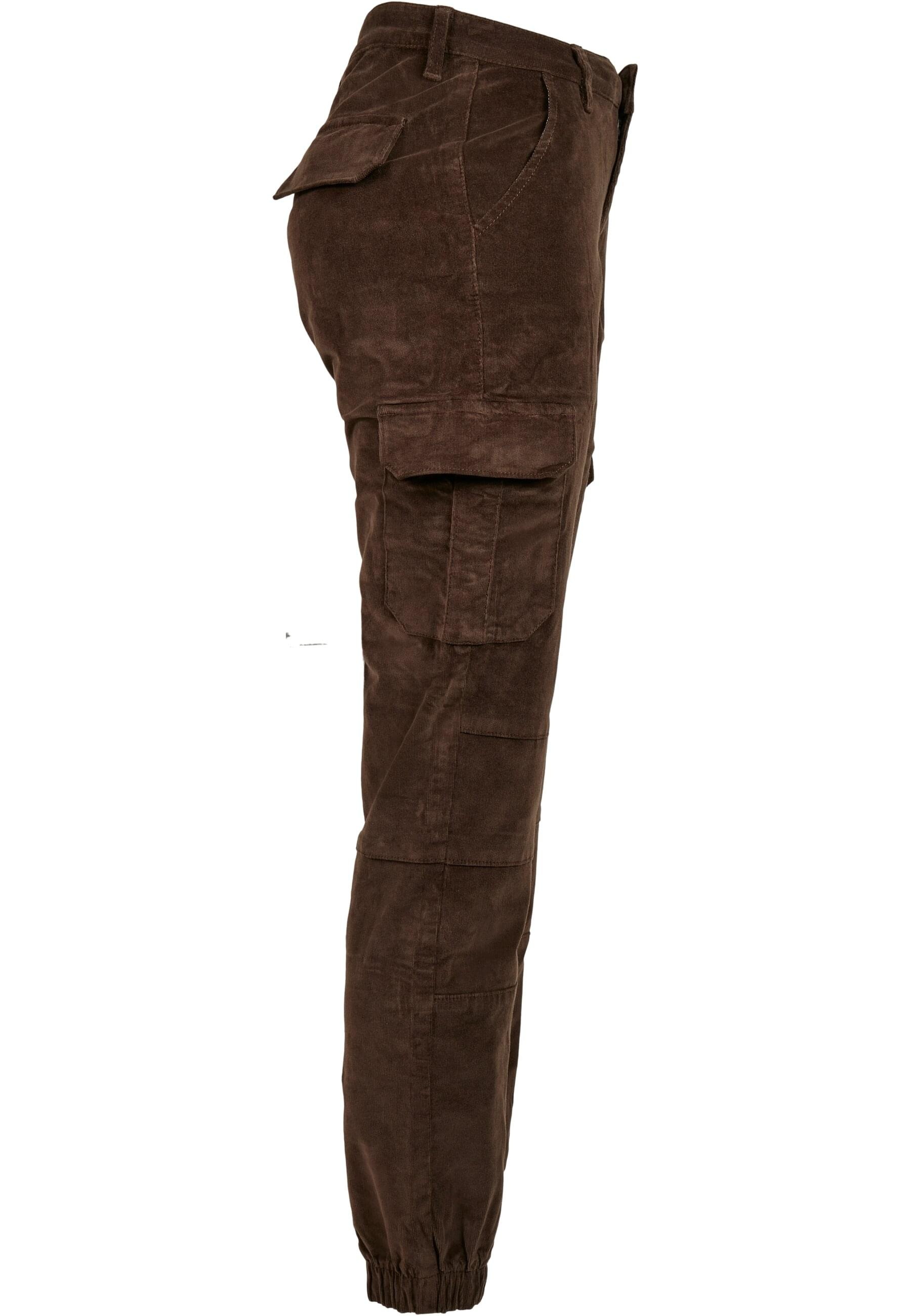 URBAN CLASSICS Cargohose »Urban Classics Damen Ladies High Waist Cargo Corduroy Pants«, (1 tlg.)