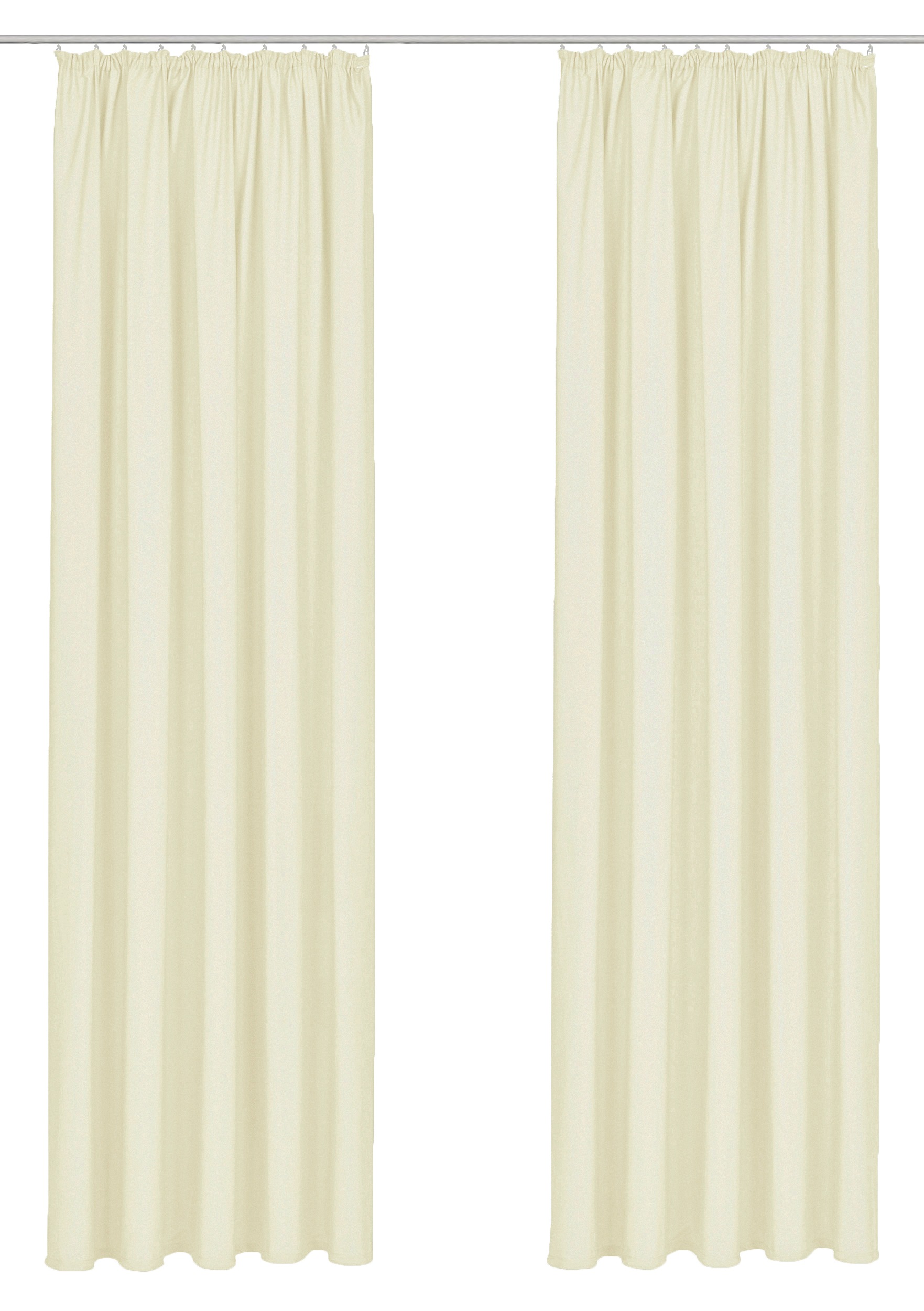 Bruno Banani Vorhang "Lagan" Kräuselband 2 Stk. tlg. 2-er Set, gewebt, Micr günstig online kaufen