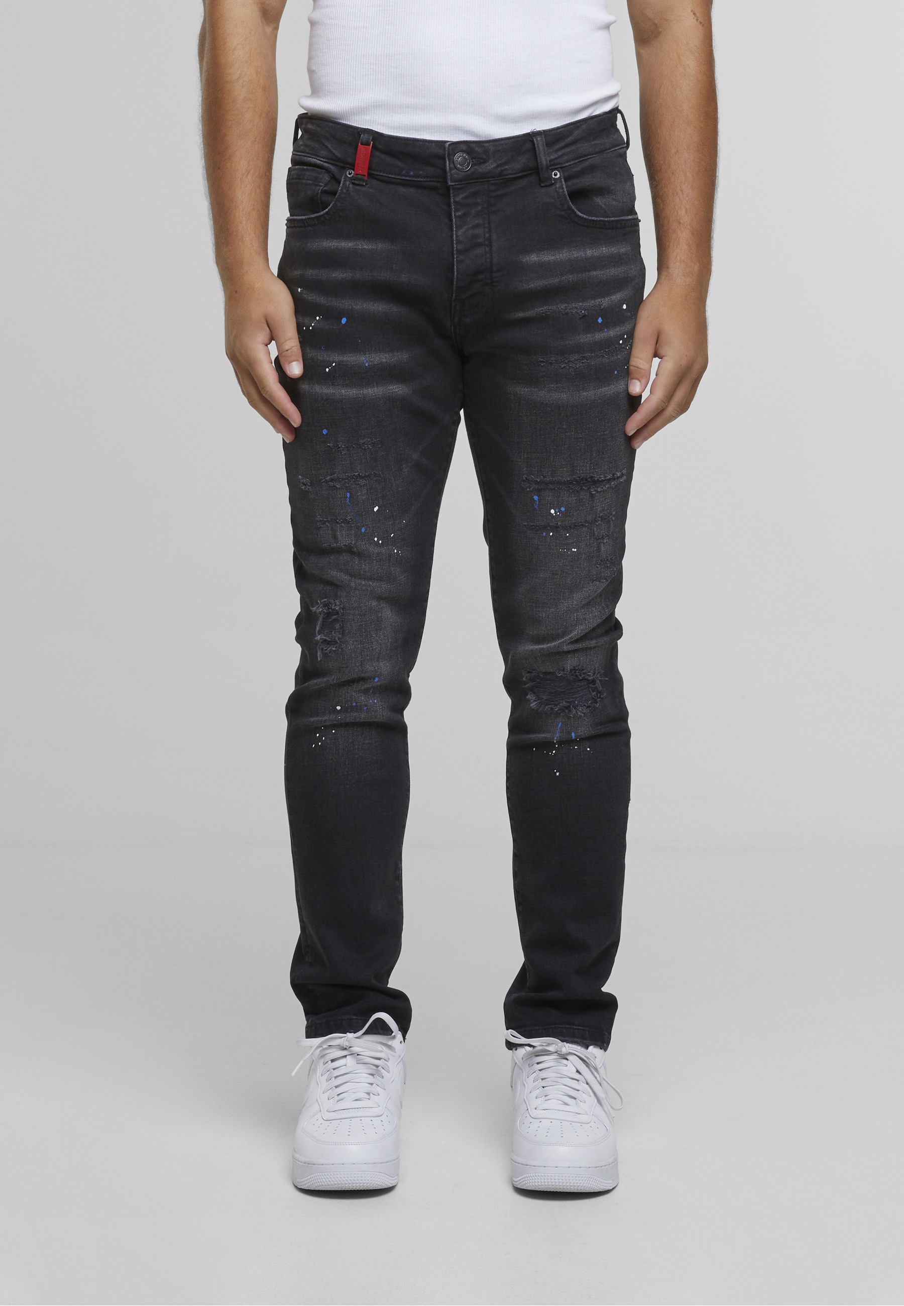 2Y Premium Bequeme Jeans »2Y Premium 2Y LEONARDO RIPPED SLIM FIT JEANS«