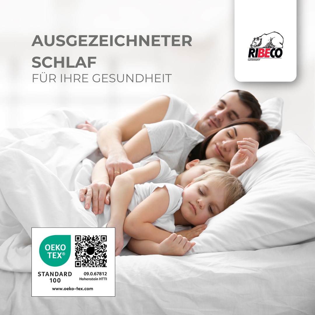 RIBECO Topper »Aaron MINI, Topper 90x200 cm,140x200, 180x200 cm & mehr« Matratze, Boxspringbett geeignet, ergonomisch, Made in EU, RG 40