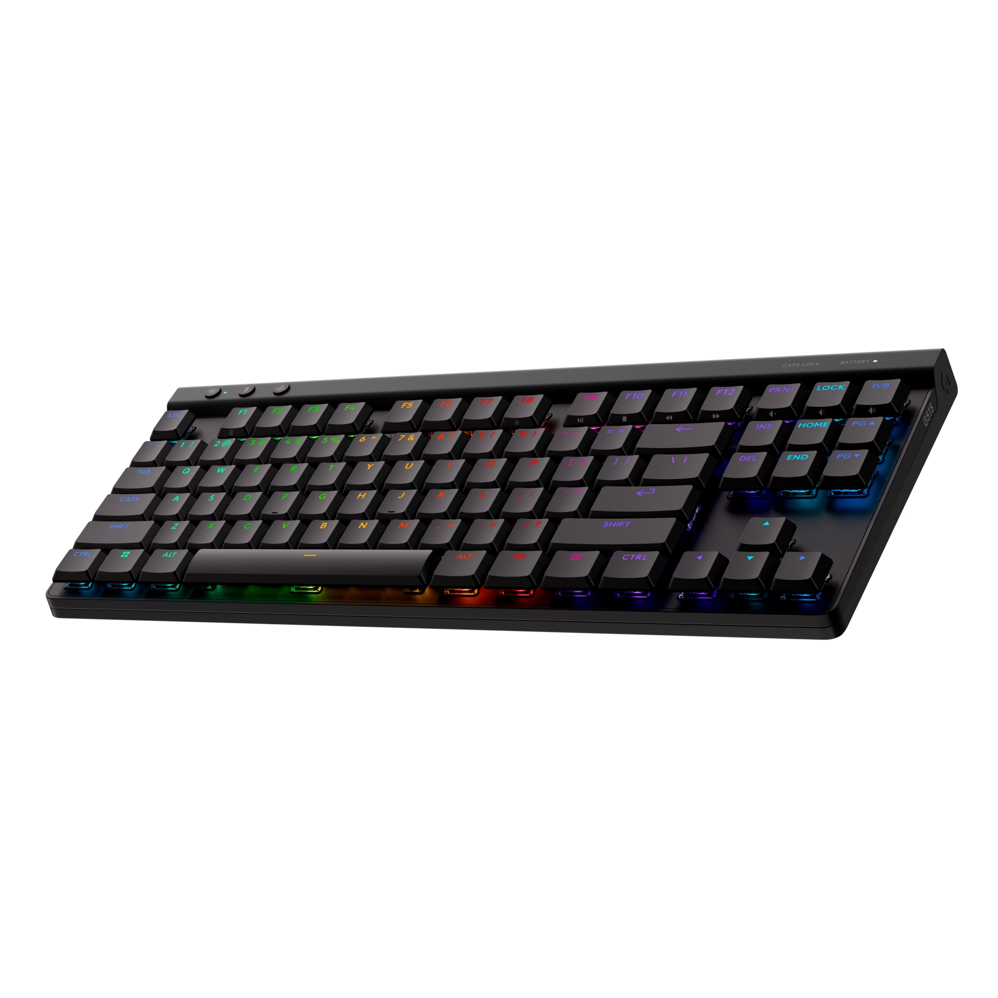 Logitech Gaming-Tastatur »G515 Lightspeed TKL - Tactile - Black - DEU«, (USB-Anschluss), kabellos