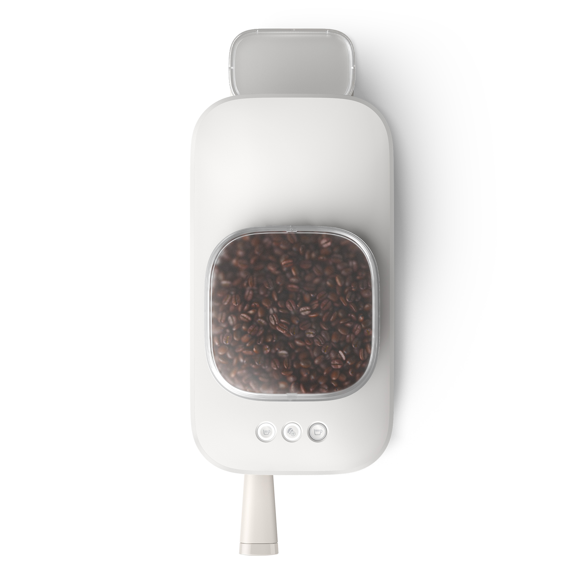 PHILIPS baristina Espressomaschine »BAR300/00 mit Mahlwerk für ganze Bohnen« 16 bar Pumpendruck, Naturweiß​