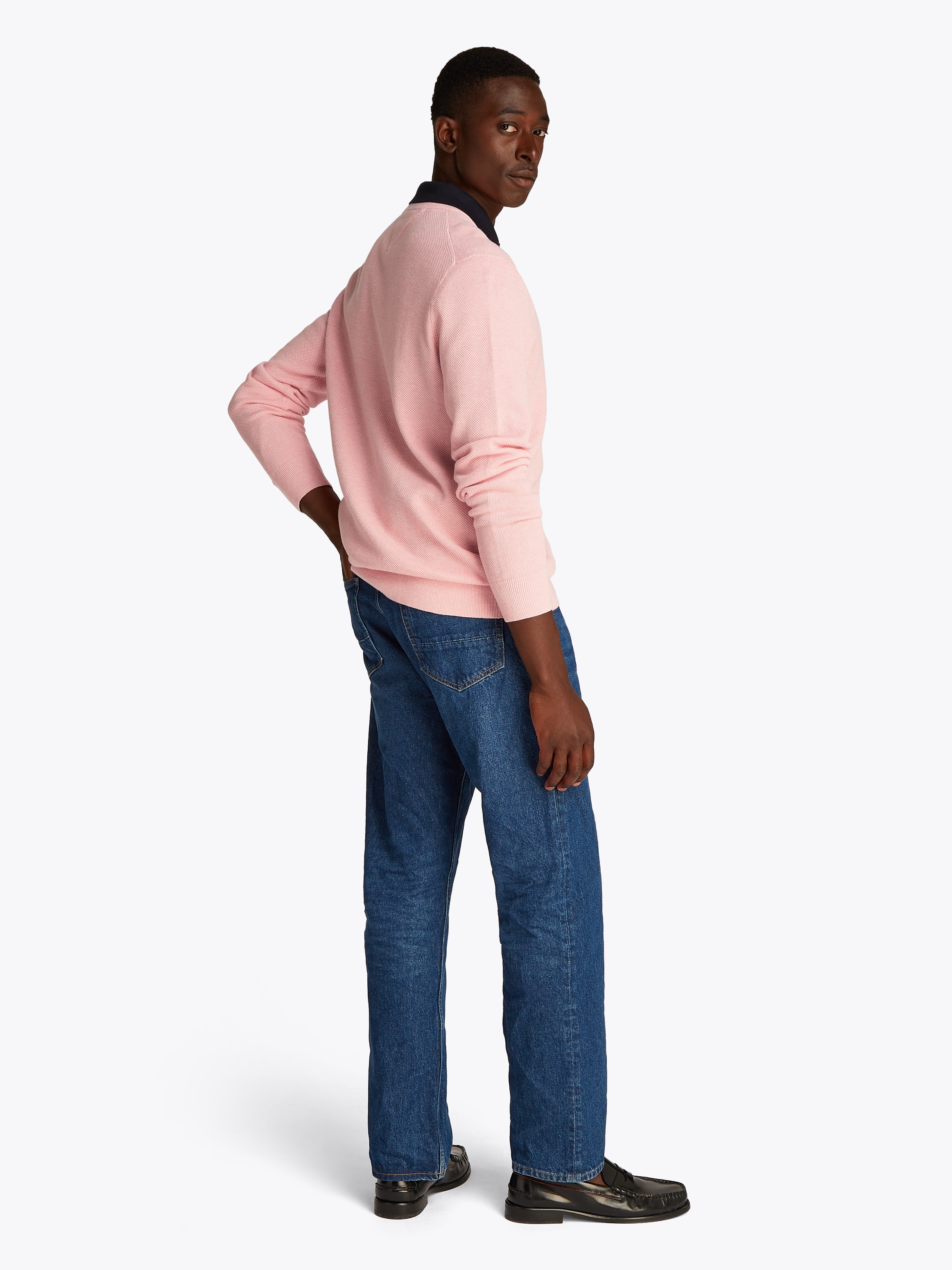 Tommy Hilfiger Rundhalspullover »ESSENTIAL STRUCTURE CREW NECK«, mit feiner Struktur