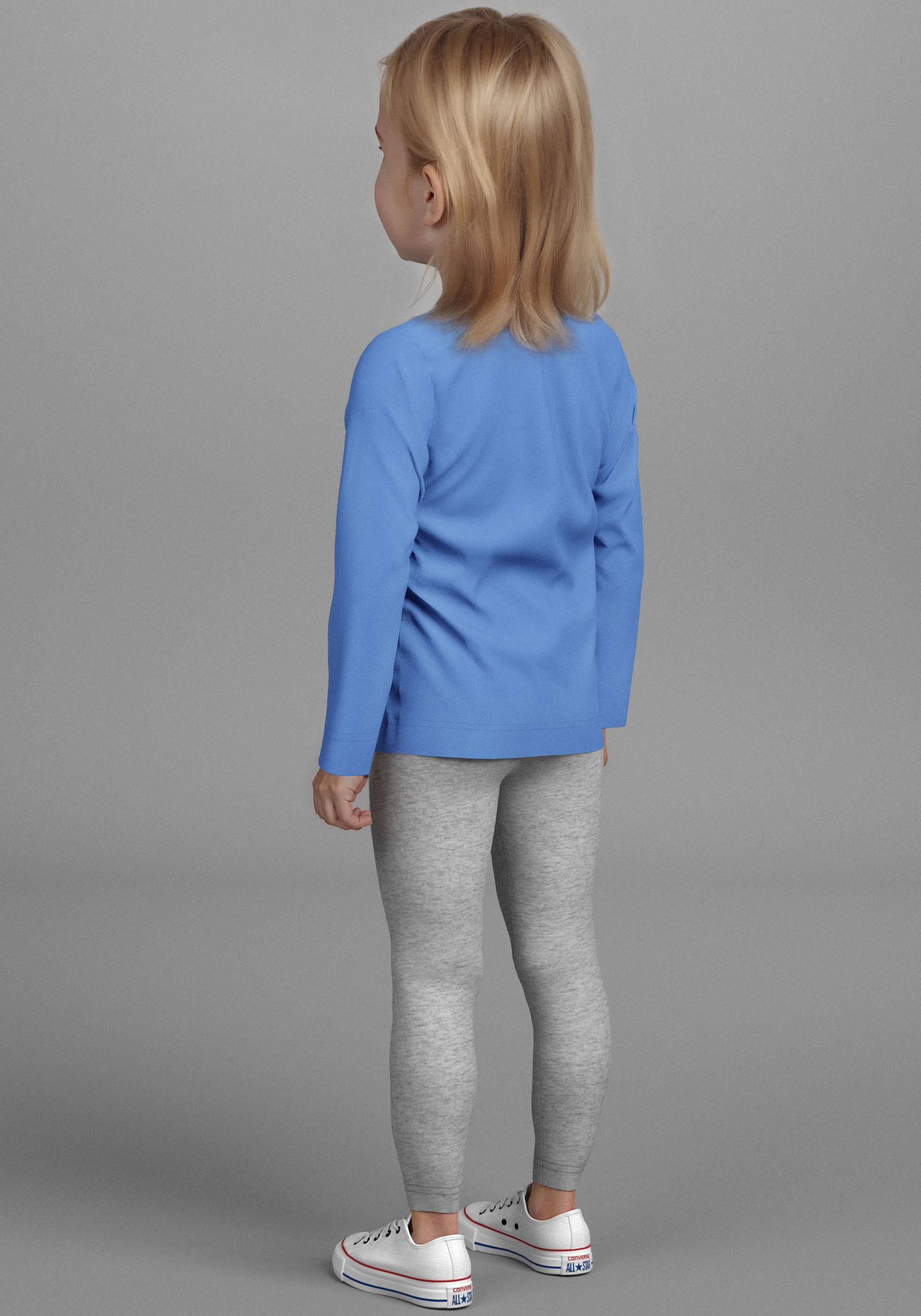 KIDSWORLD Langarmshirt »mit Glitzerprint: PRINCESS HAS ARRIVED«, Sprücheshirt, Glitzershirt für kleine Prinzessinnen