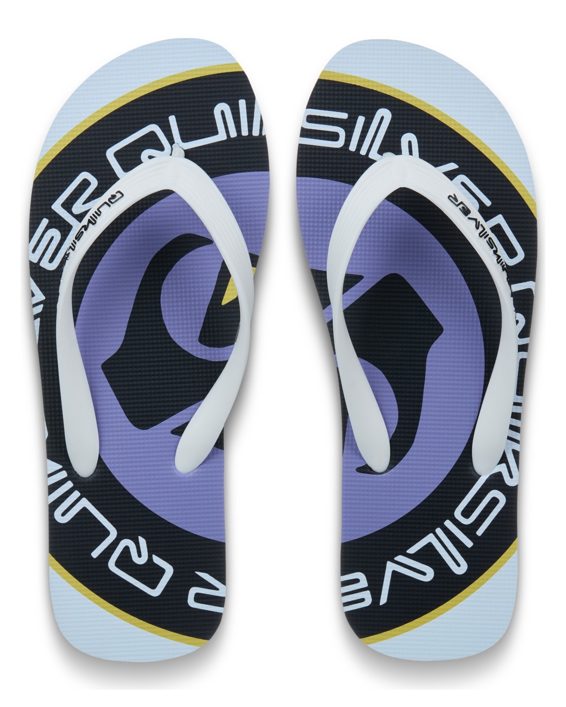 Sandale QUIKSILVER "Molokai Screen", Herren, Gr. 12(45), weiß, Obermaterial:Obermaterial: 100% Synthetik, Futter: 100% Synthetik, Laufsohle: 100% Schwammgummi;, Schuhe Sandale 2