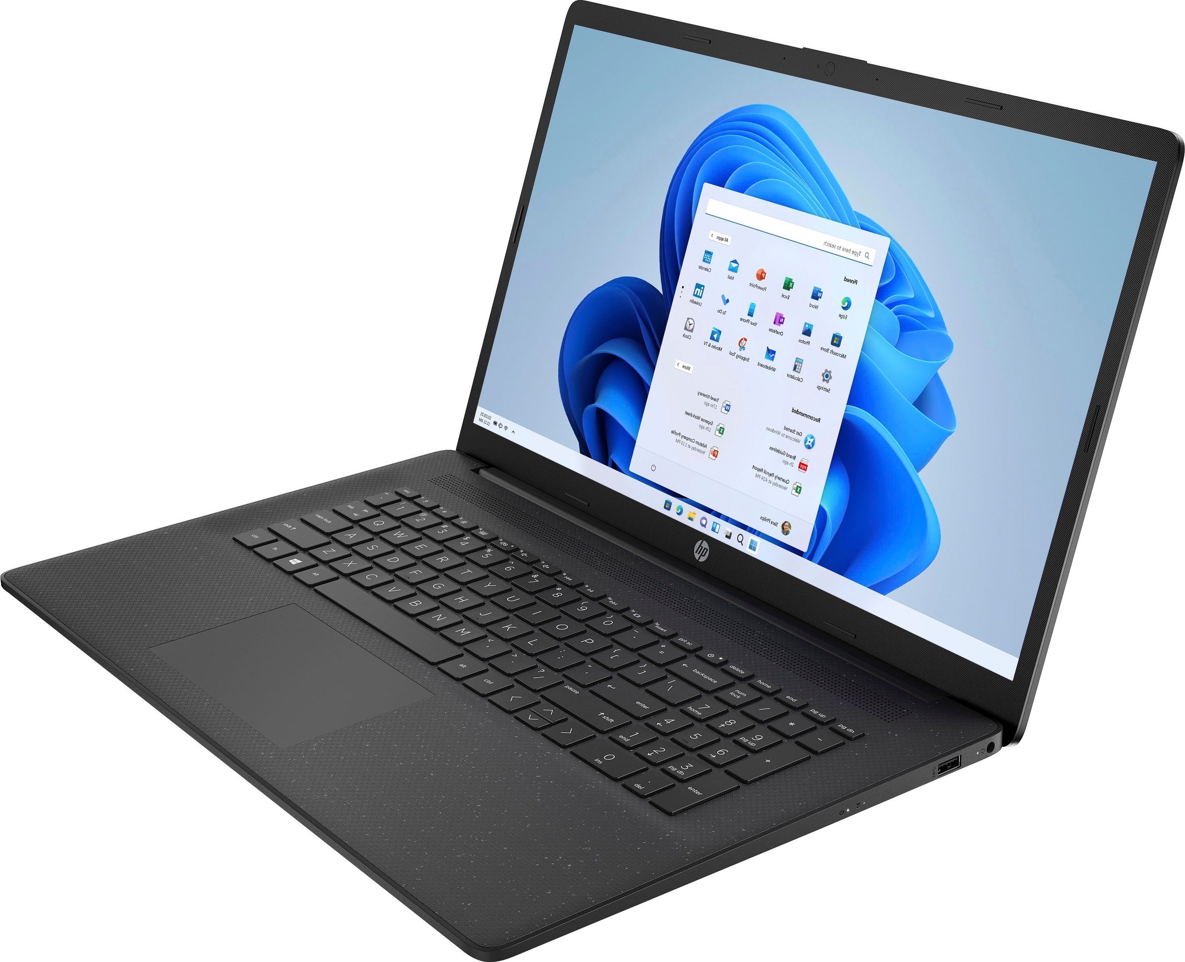 HP Notebook »17-cn0206ng«, 43,9 cm, SSD BAUR / Celeron, 17,3 256 UHD Intel, 600, | Zoll, Graphics GB