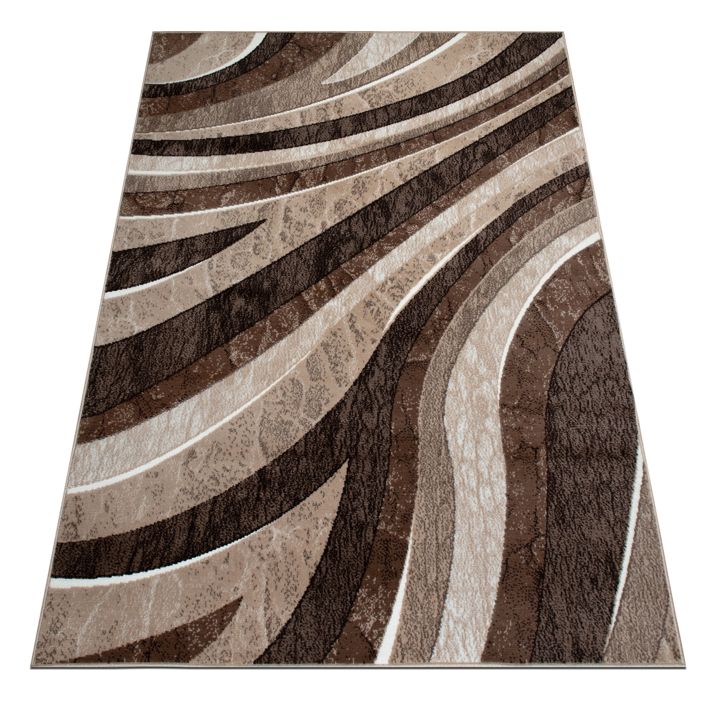 my home Teppich "Livil, modernes Wellen-Design" rechteckig 8 mm Höhe 3D-Eff günstig online kaufen