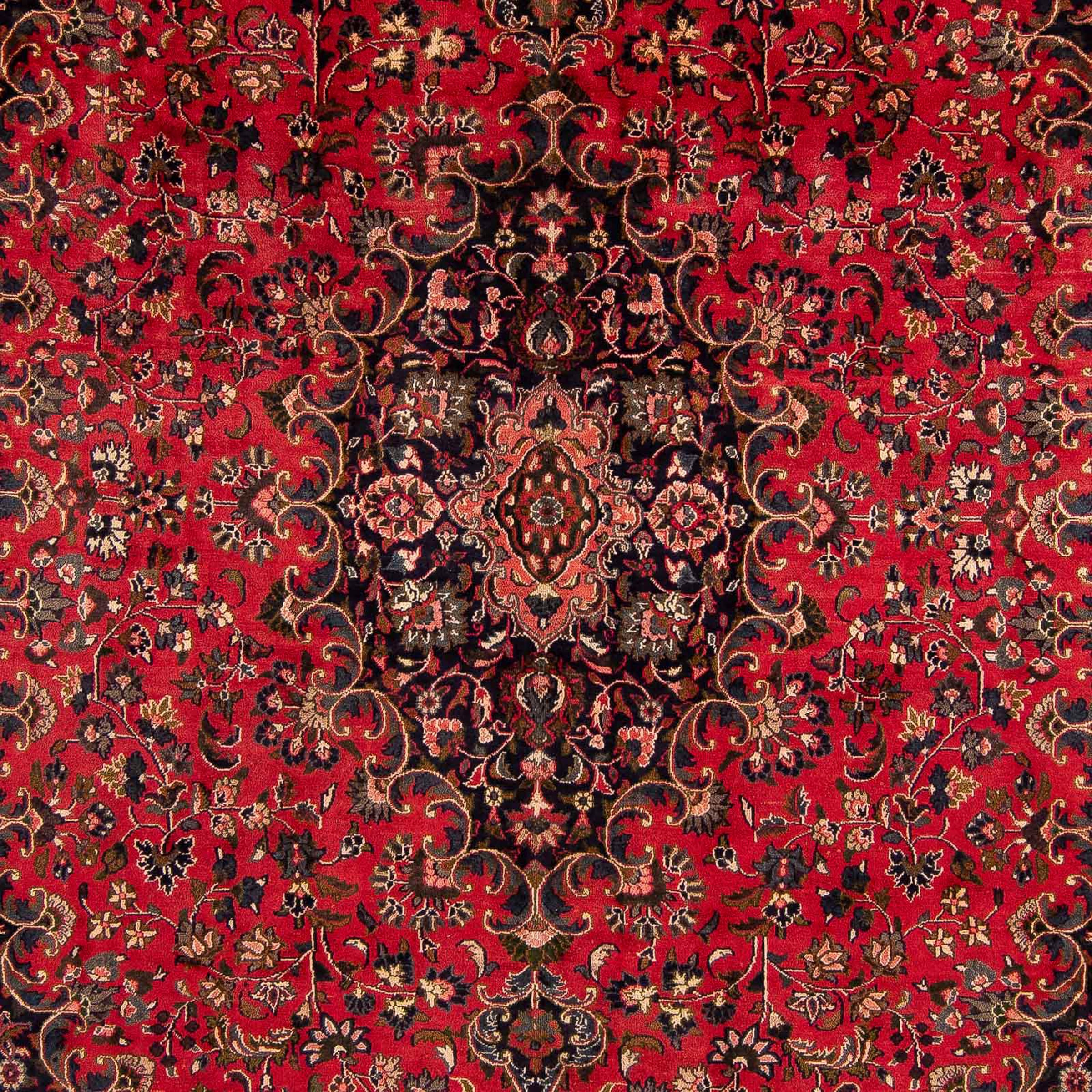 morgenland Orientteppich »Perser - Classic - 380 x 293 cm - rot«, rechteckig,  Wohnzimmer, Handgeknüpft, Einzelstück mit Zertifikat auf Rechnung | BAUR