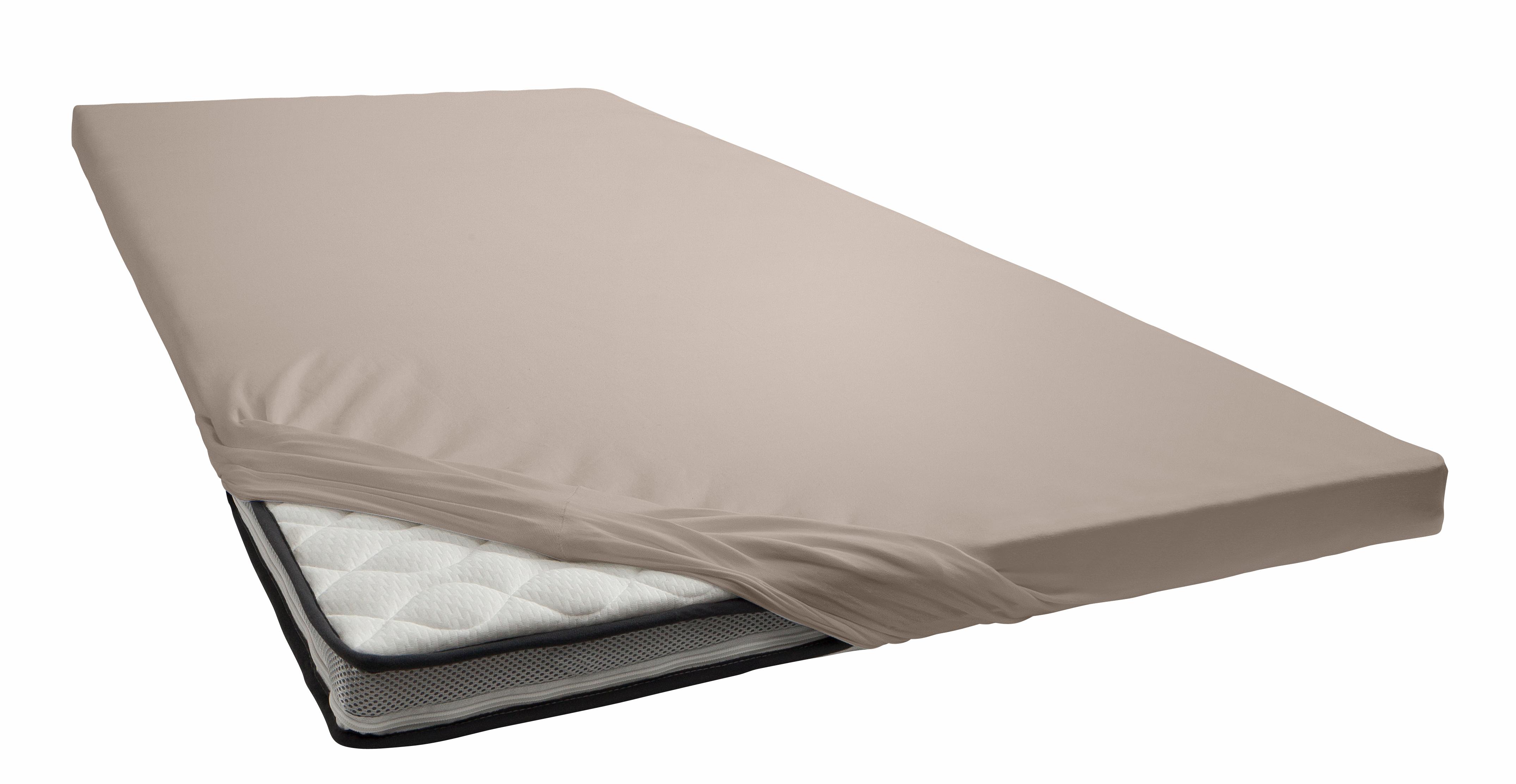bellana Spannbettlaken "bellana deluxe für Topper, mit Elasthan, Premium Jersey 230 g/m²" mit 5% Elasthan, für Topper mit 4-10cm Höhe, bügelfrei, faltenfrei