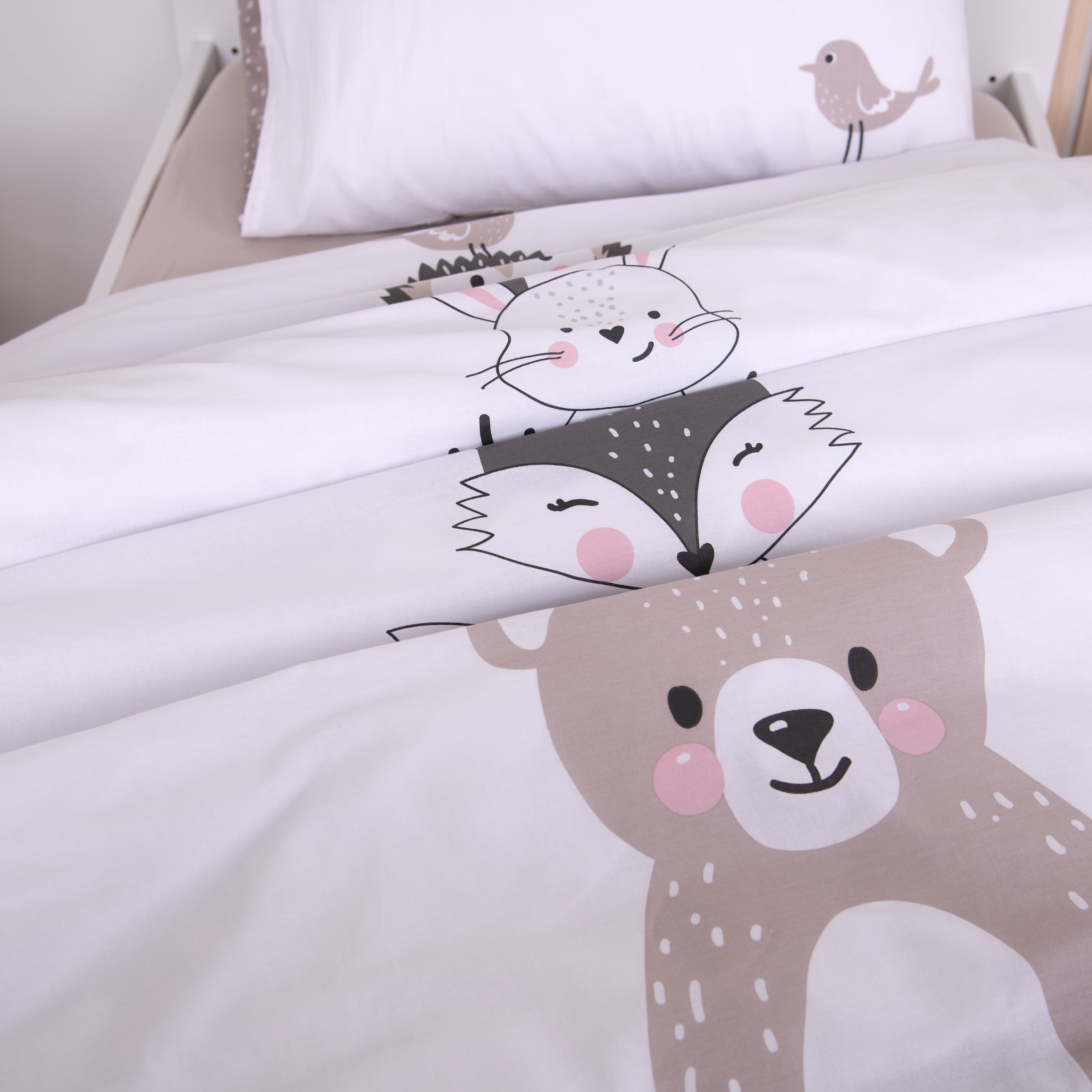 Baby Best Babybettwäsche »babybest Woodland Crew«, mit Wendefunktion