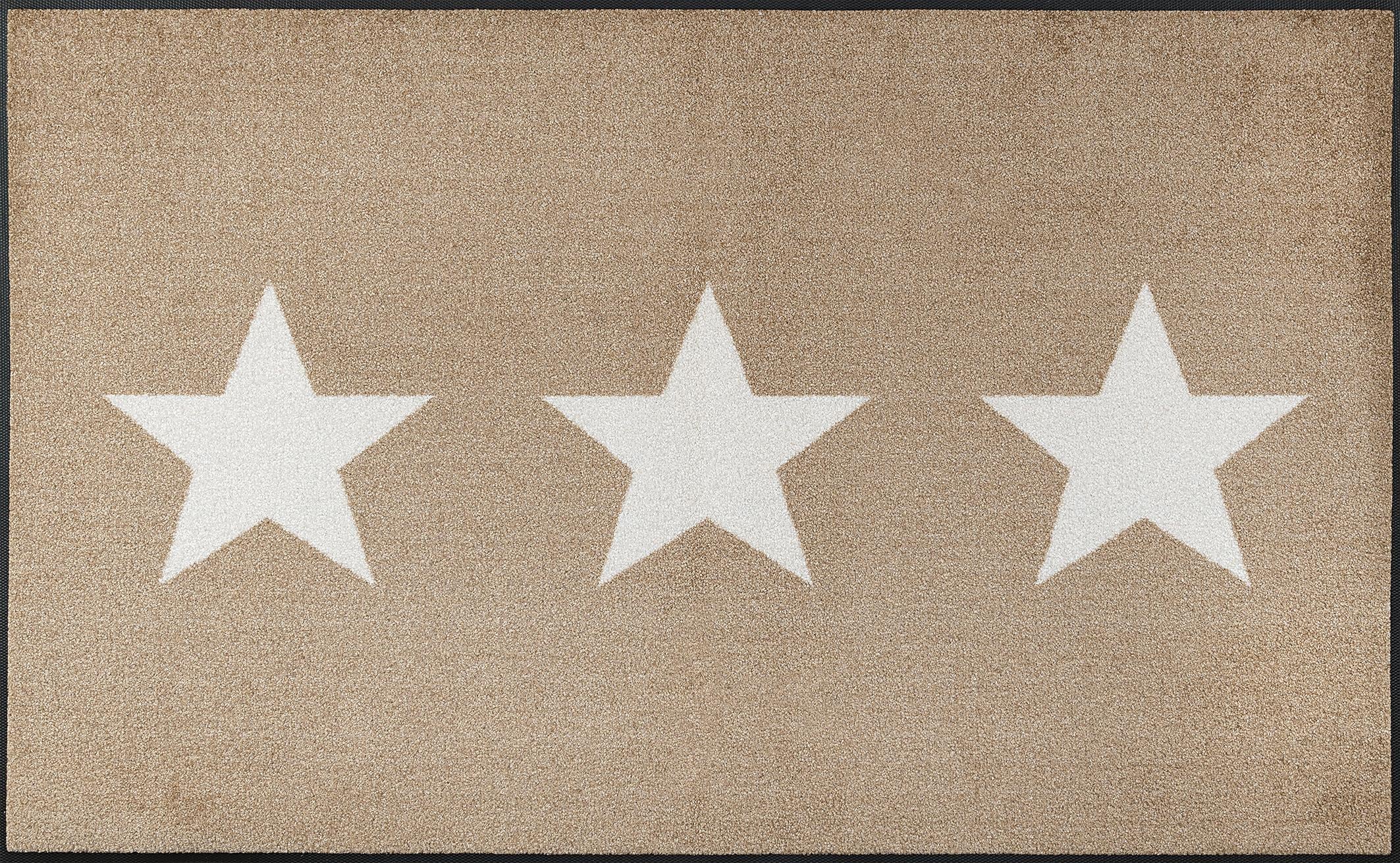 wash+dry by Kleen-Tex Läufer »Stars«, rechteckig, 7 mm Höhe, Schmutzfangläufer, Motiv Sterne, rutschhemmend, waschbar