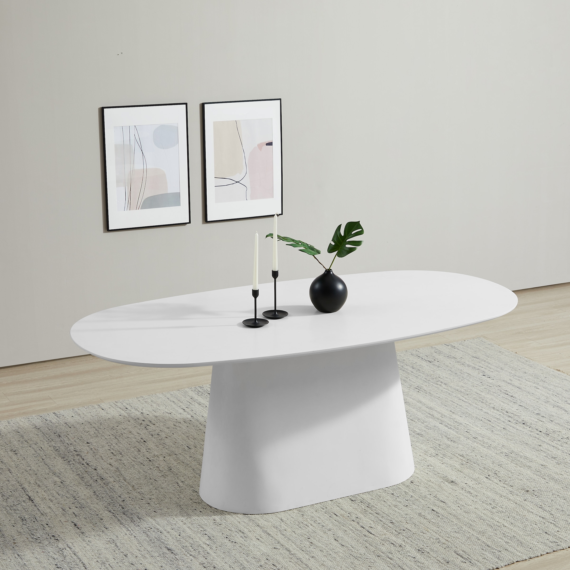 OTTO home Couchtisch "Carowa" Zement-Optik, organisches Gestell und FSC-zer günstig online kaufen