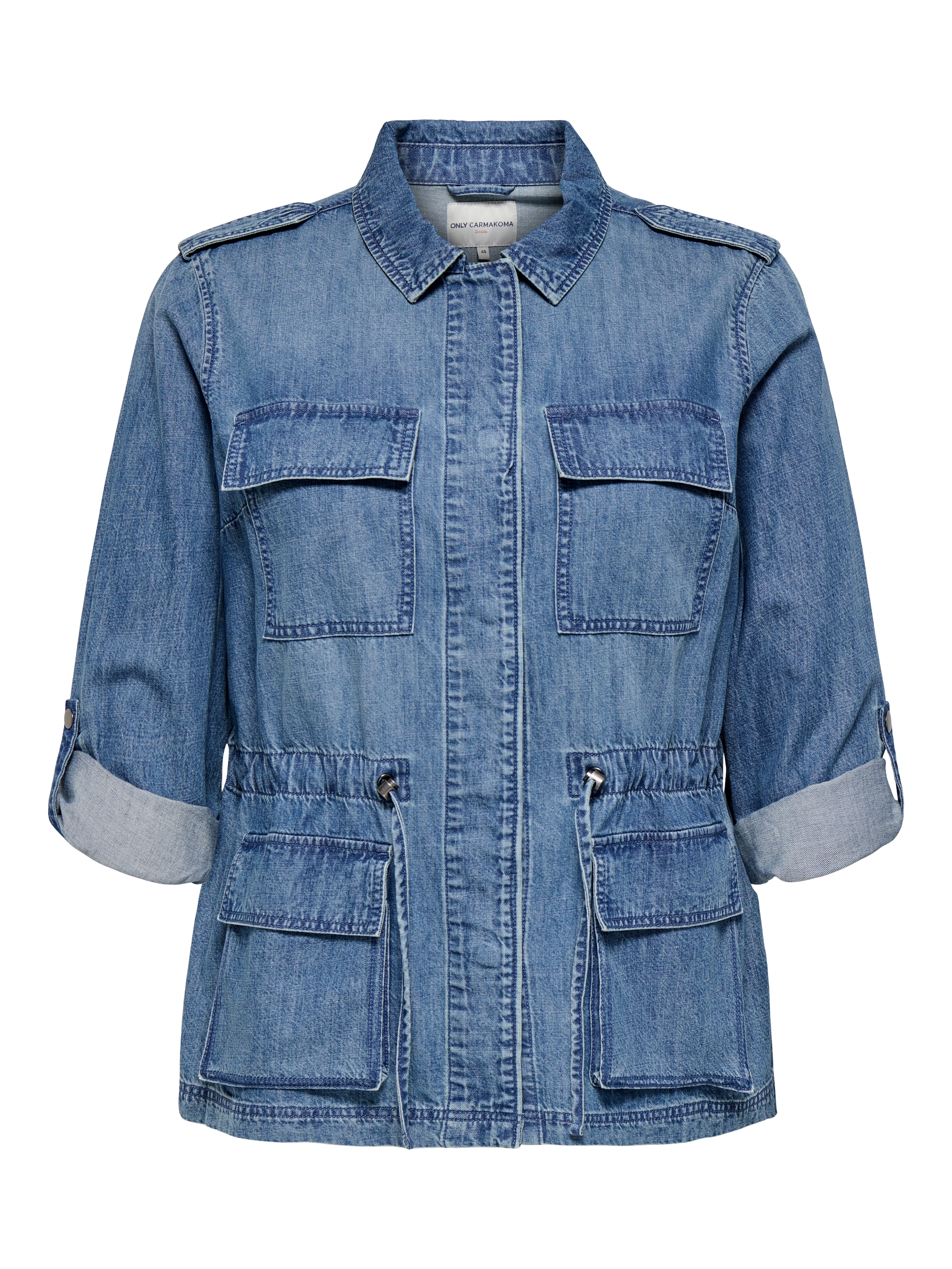 ONLY CARMAKOMA Jeansjacke "CARKENYA L/S UTILITY DNM JKT AKM" günstig online kaufen