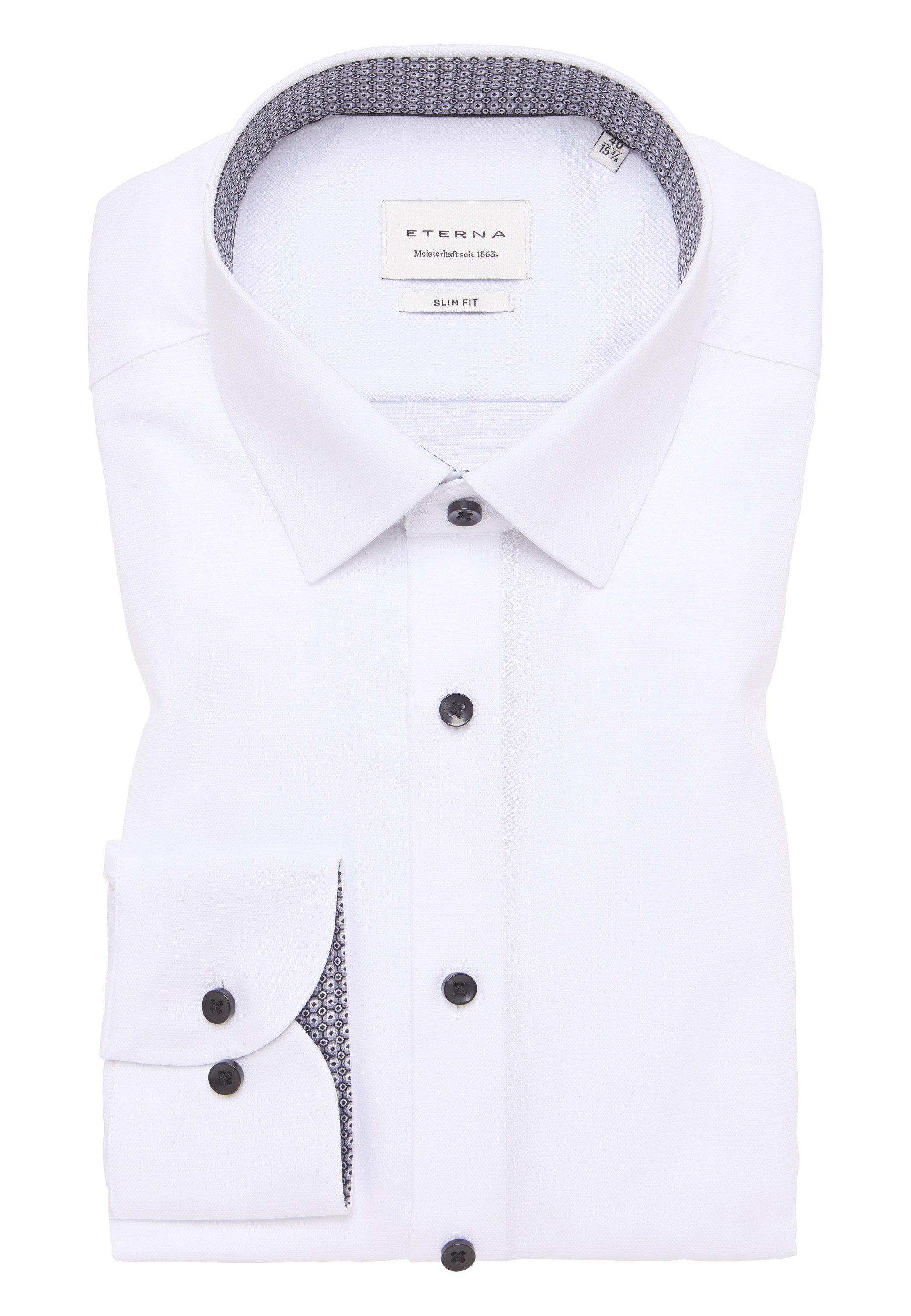 Eterna Langarmhemd »SLIM FIT«, NON IRON (bügelfrei)