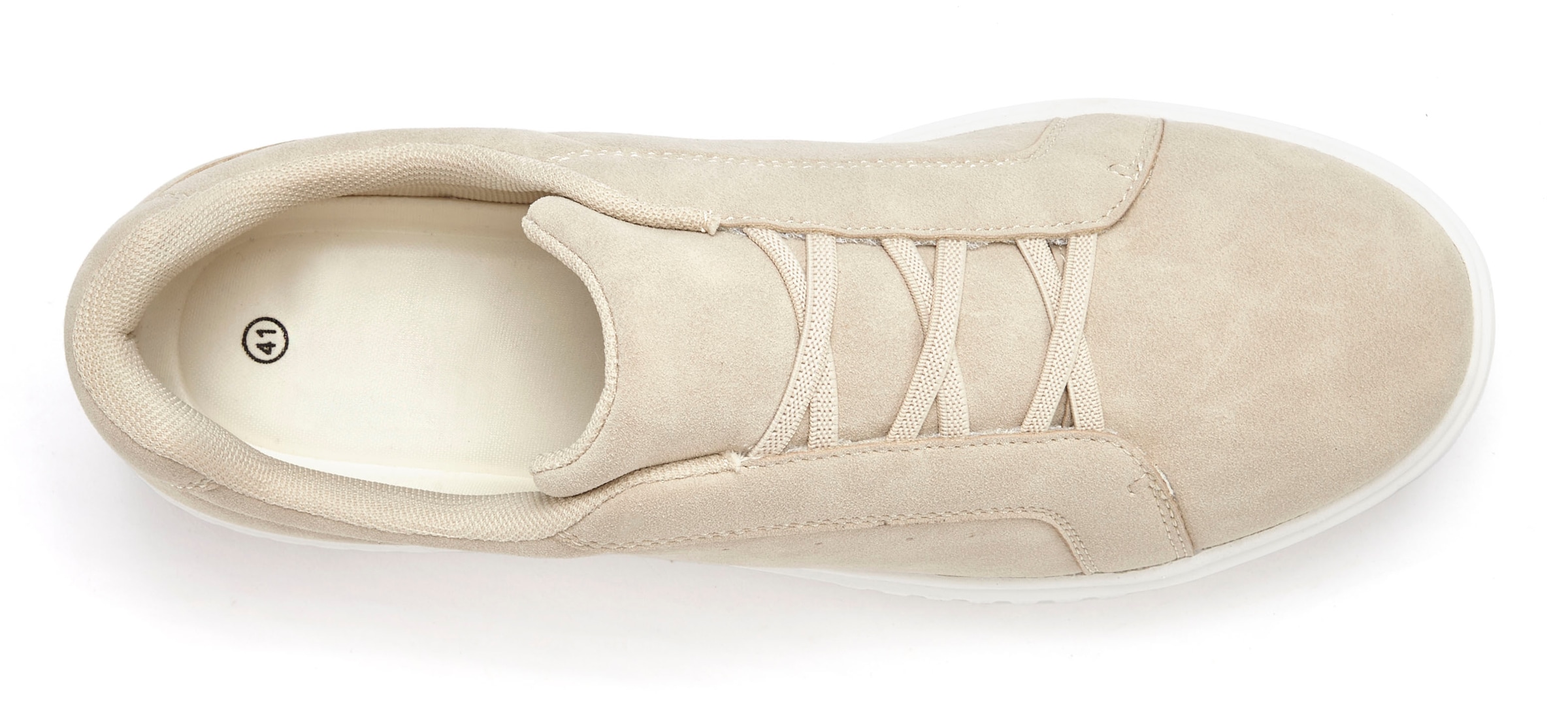 John Devin Sneaker »Freizeitschuh, Slip-On Sneaker«, mit elastischen Bändern für schnelles Reinschlüpfen, Unisex VEGAN