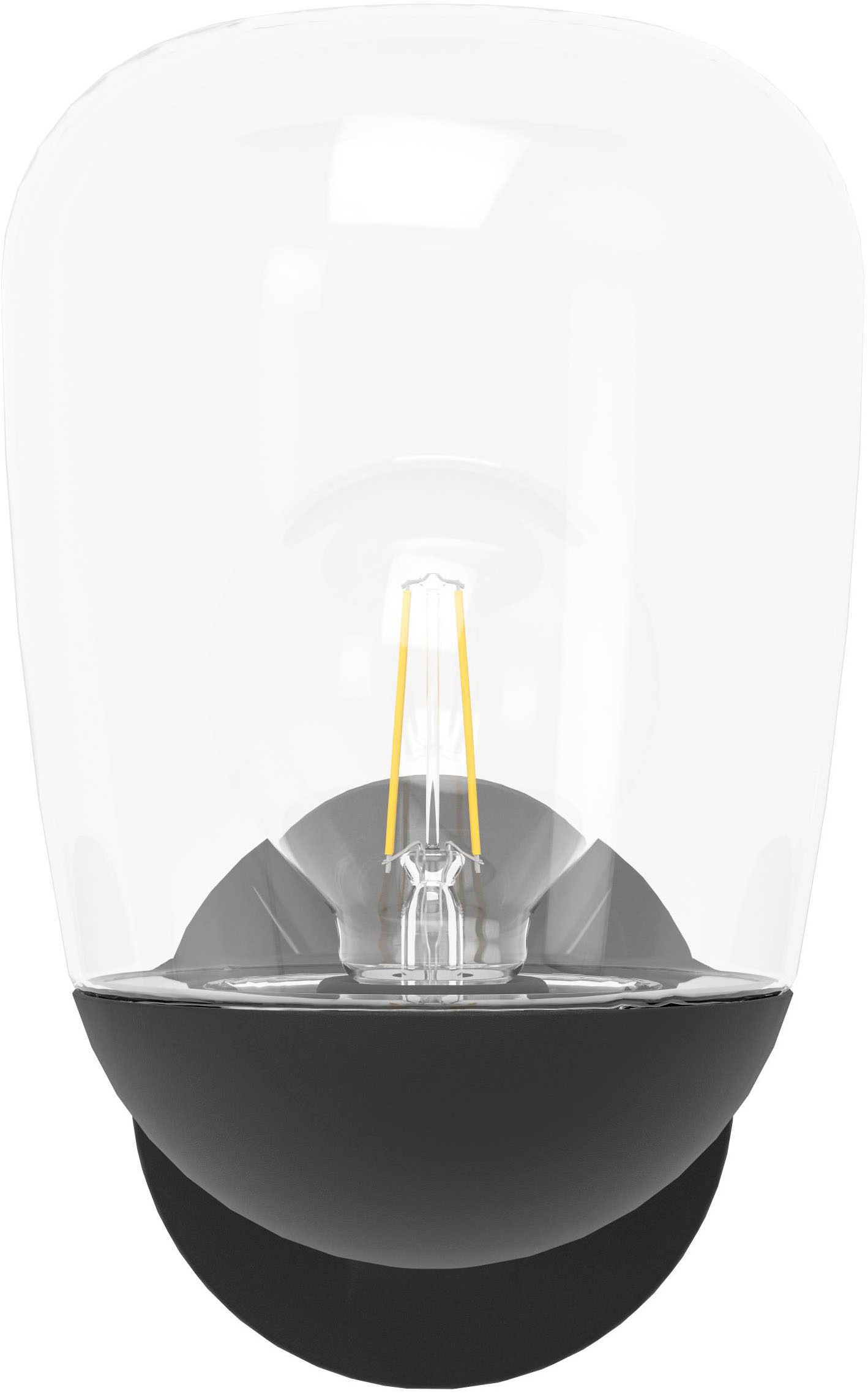 EGLO Wandleuchte »Donatori Wandlampe, Außenbeleuchtung, Retro, Vintage, E27, IP44, Lampe« E27 1 Stk. Wand-/Deckenleuchte - L15,5 x H26 x AL19 cm - schwarz - 1X60W exkl.