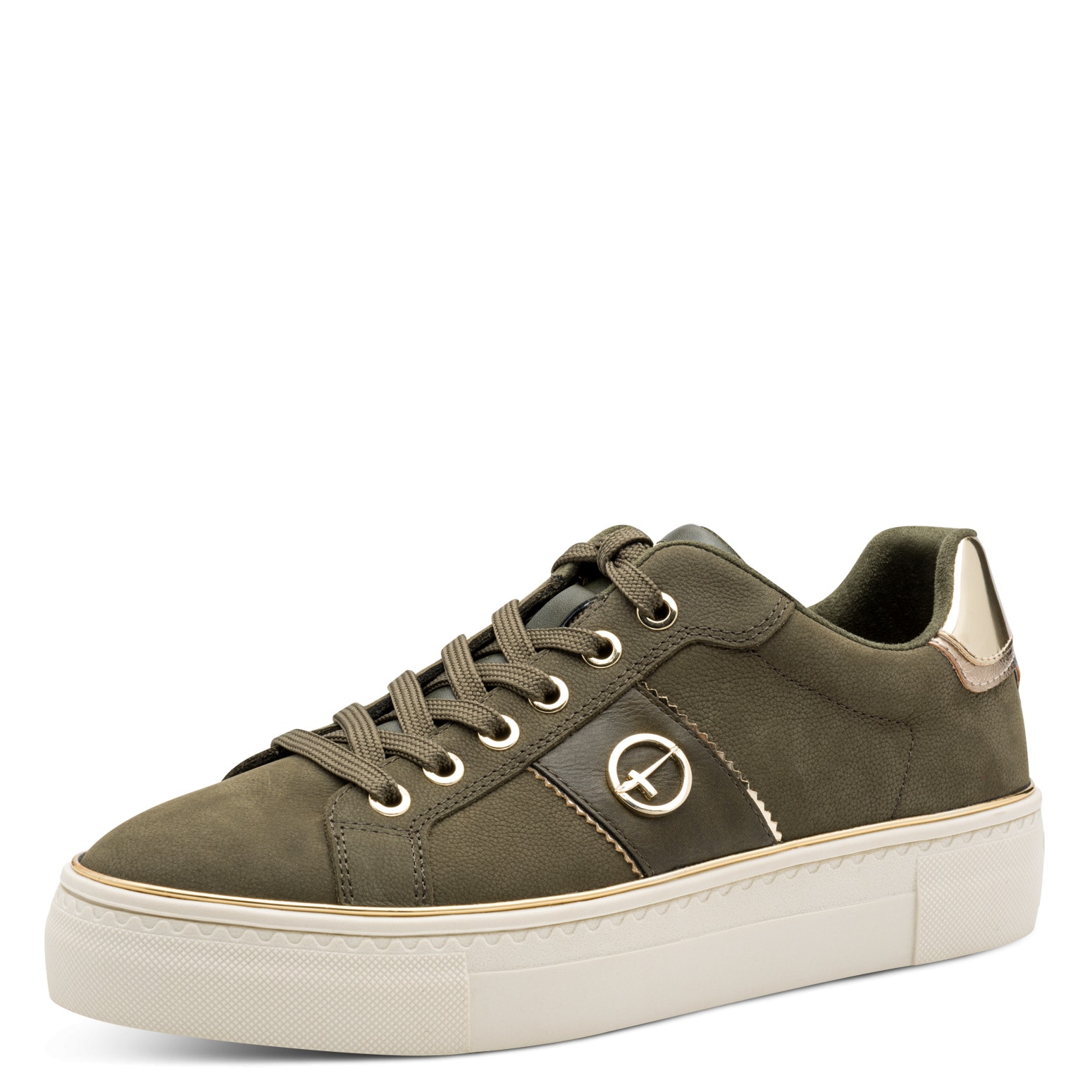 Tamaris Plateausneaker, Freizeitschuh, Halbschuh, Schnürschuh mit glänzende günstig online kaufen