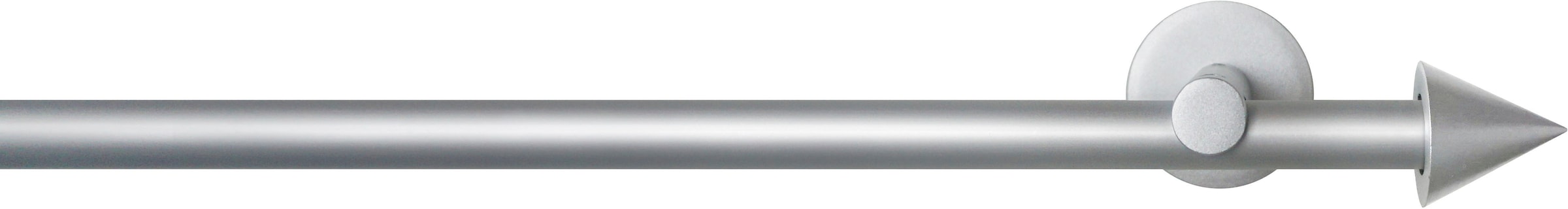 GARESA Gardinenstange "SEFRA" Ø 16 mm 2 läufig-läufig Wunschmaßlänge Vorhanggarnitur,Innenlaufgarnitur, verlängerbar, Endknopf Spitze