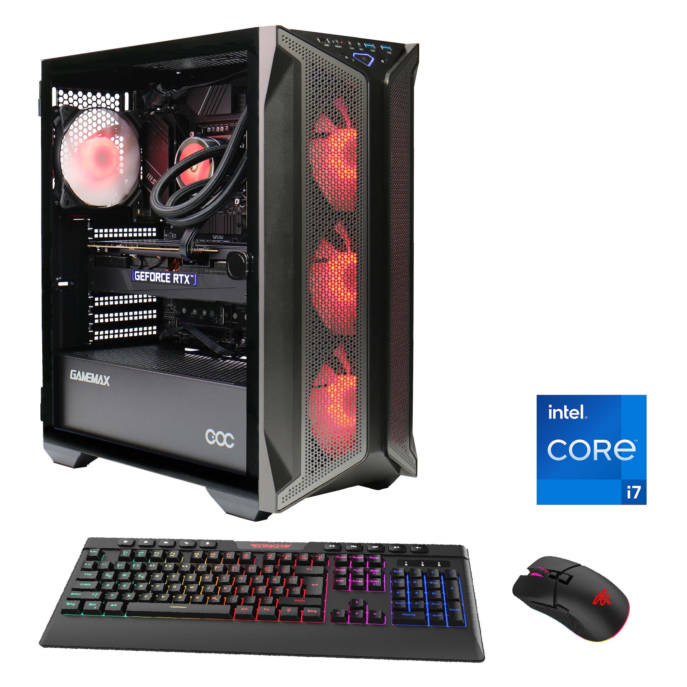 Gaming-PC »Brufen C1 7008«, PCIe SSD Gen4, Windows 11