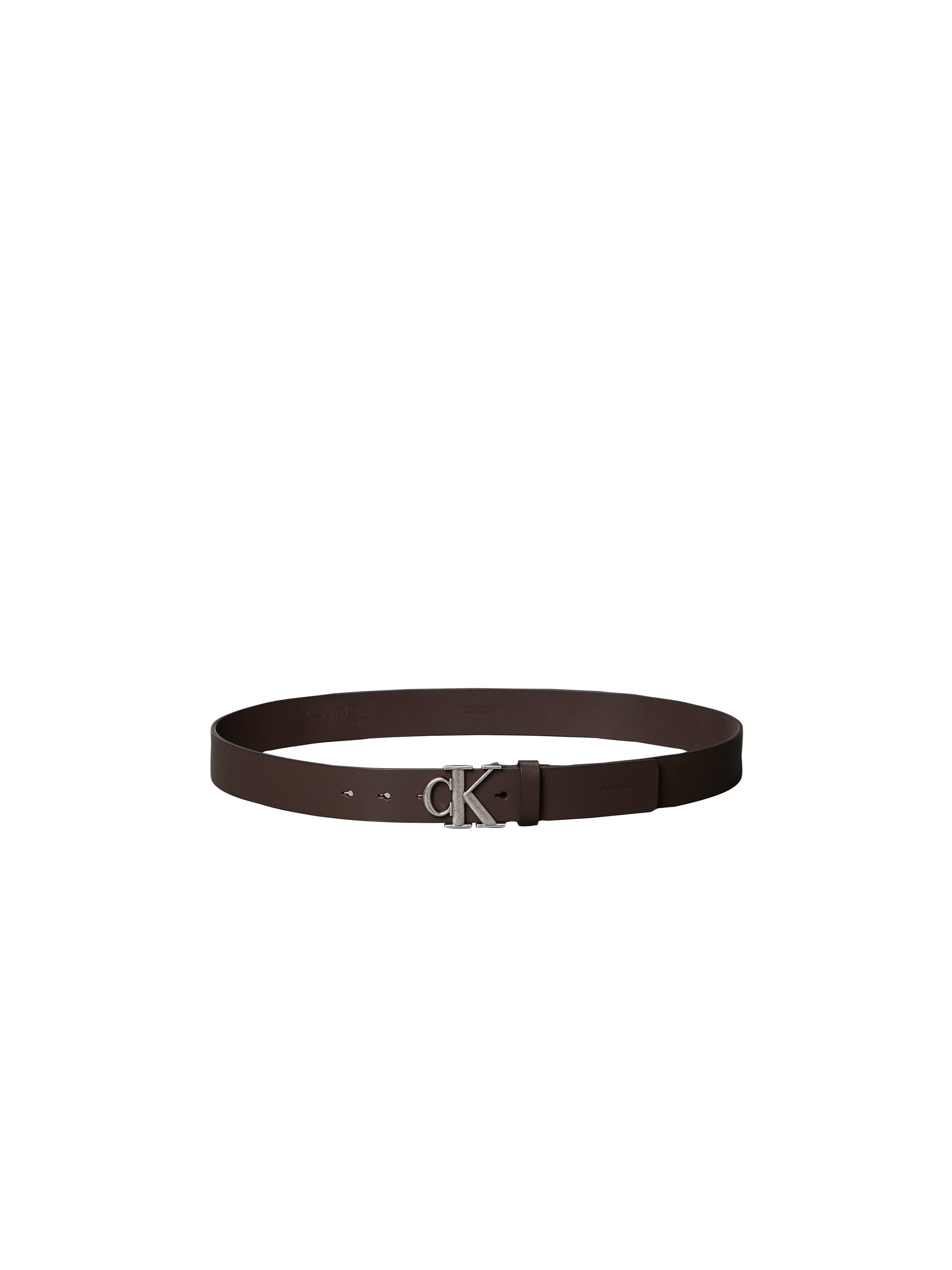 Calvin Klein Ledergürtel »CK BUCKLE SMOOTH 35MM« Größenverstellbar mit Metallschließe
