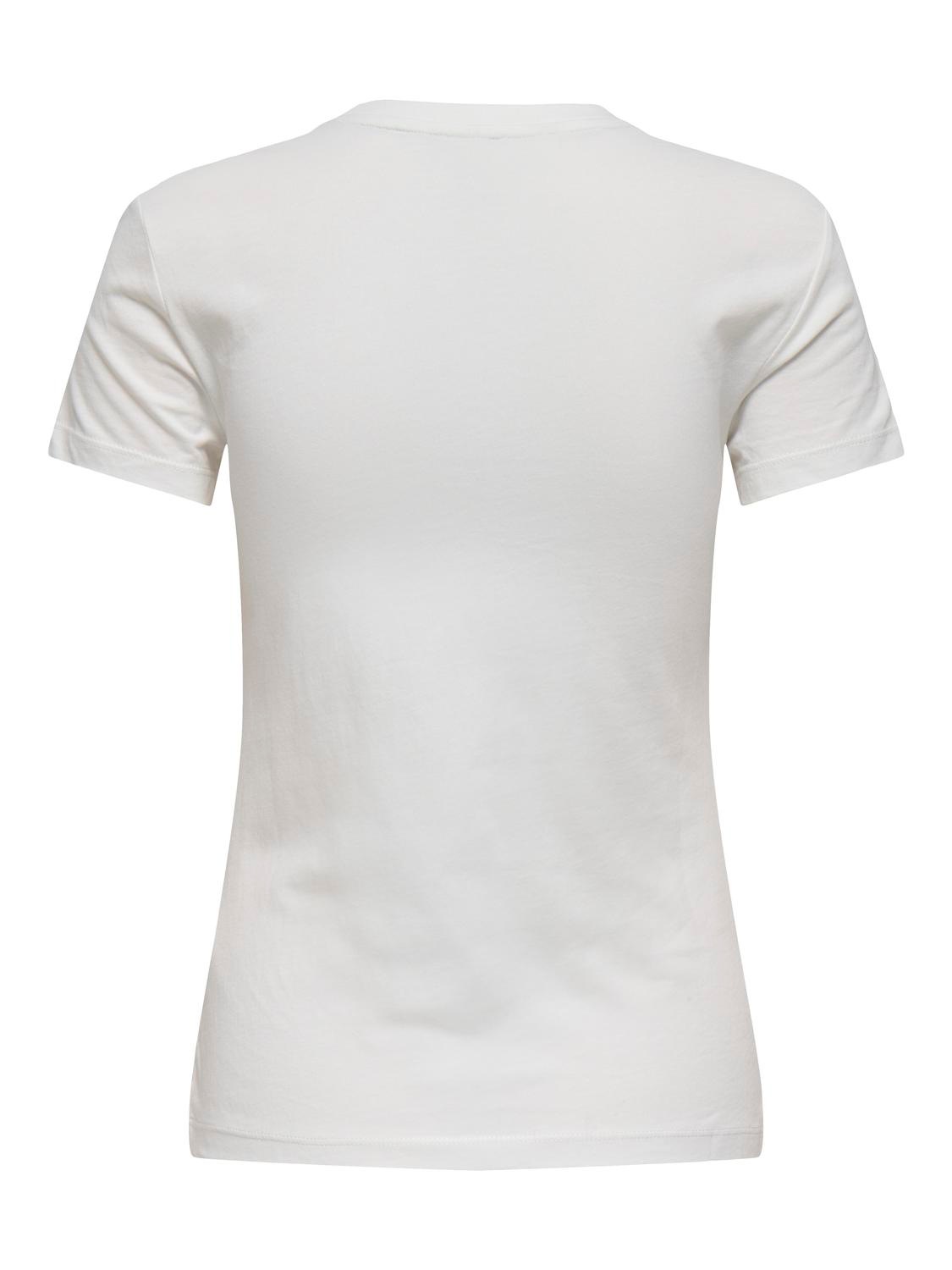 ONLY Kurzarmshirt "ONLVIBE LIFE S/S GLASSES TOP BOX JRS" Baumwolle, regular günstig online kaufen