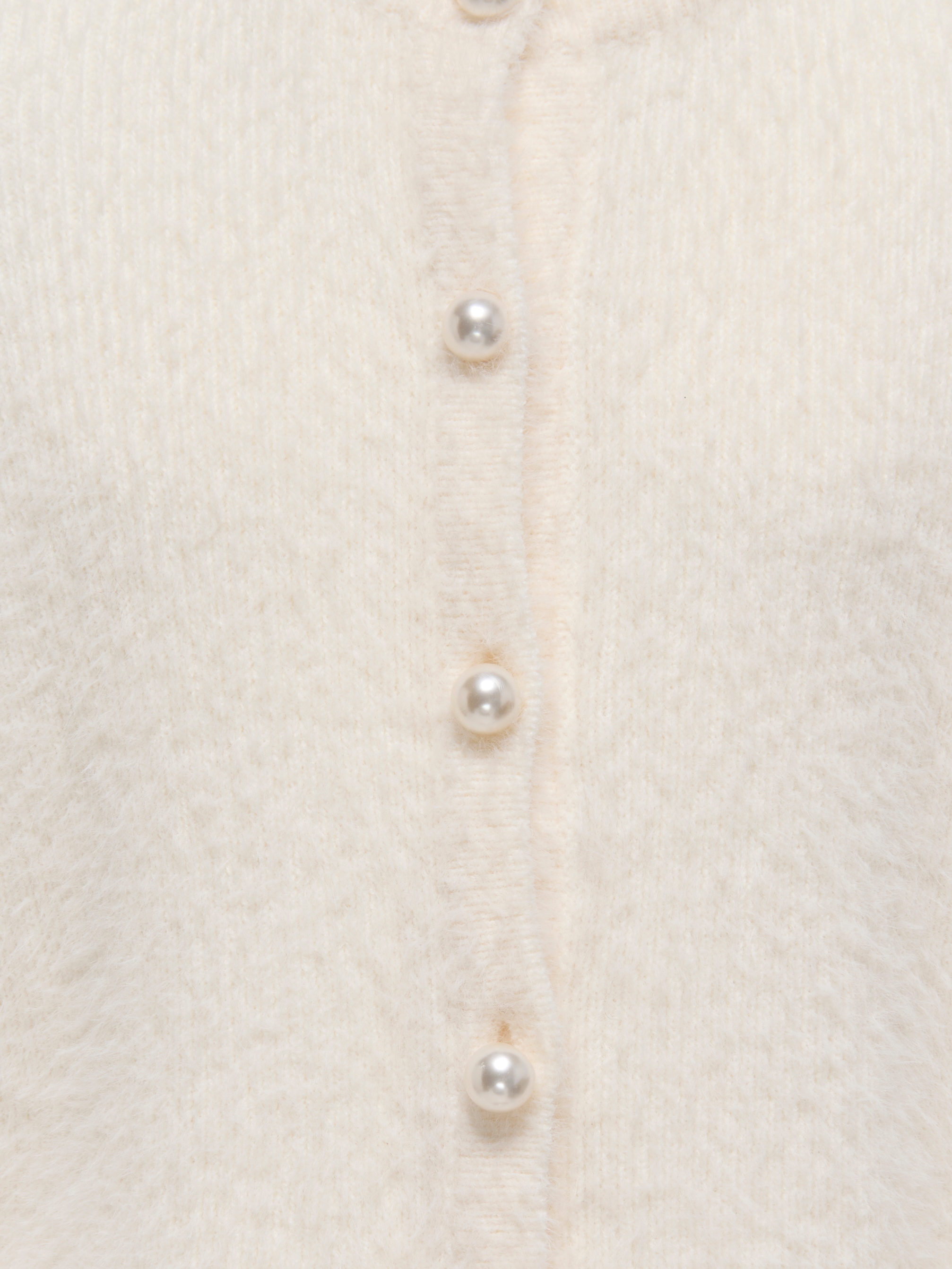 KIDS ONLY Strickjacke »KOGPIUMO PETRA PEARL O-NECK CAR CP KNT«