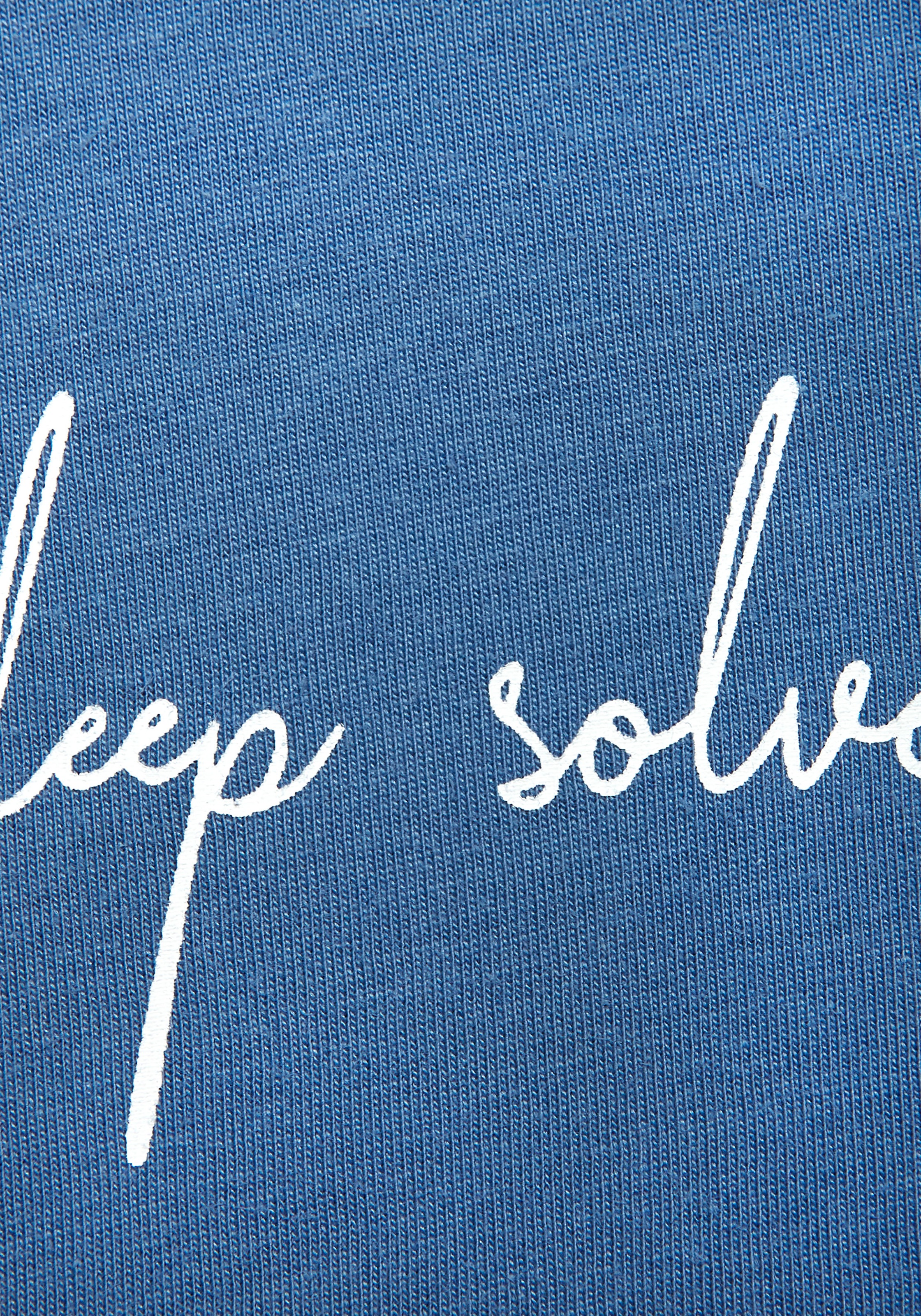 Vivance Dreams Pyjama Set, 2 tlg. Mit schönem Alloverprint