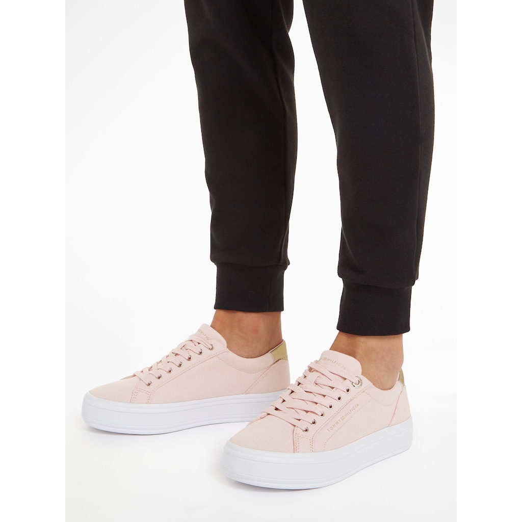 Tommy Hilfiger Plateausneaker »ESSENTIAL VULC CANVAS SNEAKER«