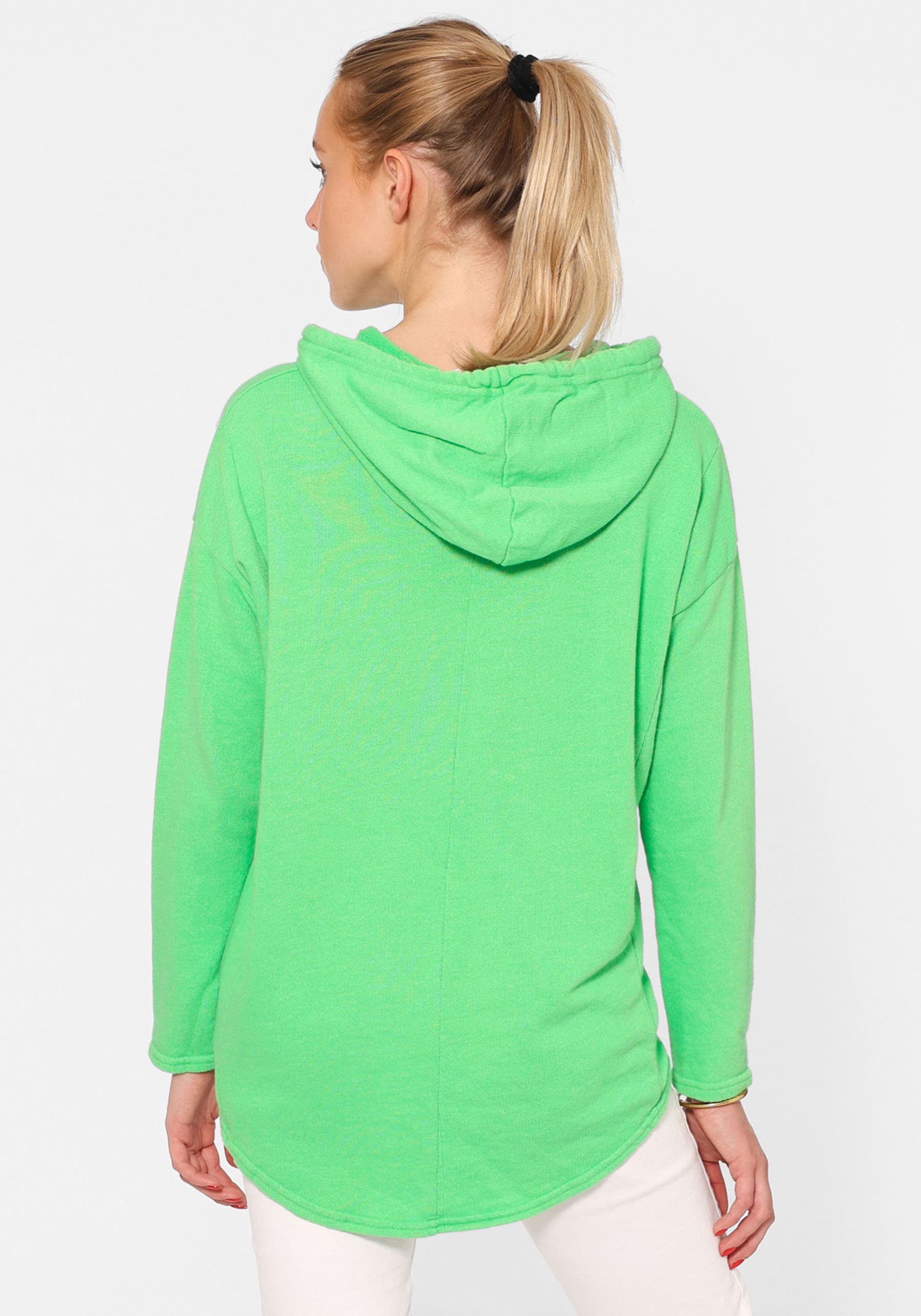 Zwillingsherz Hoodie »"Moin"«, mit Kapuze und Stempeldruck