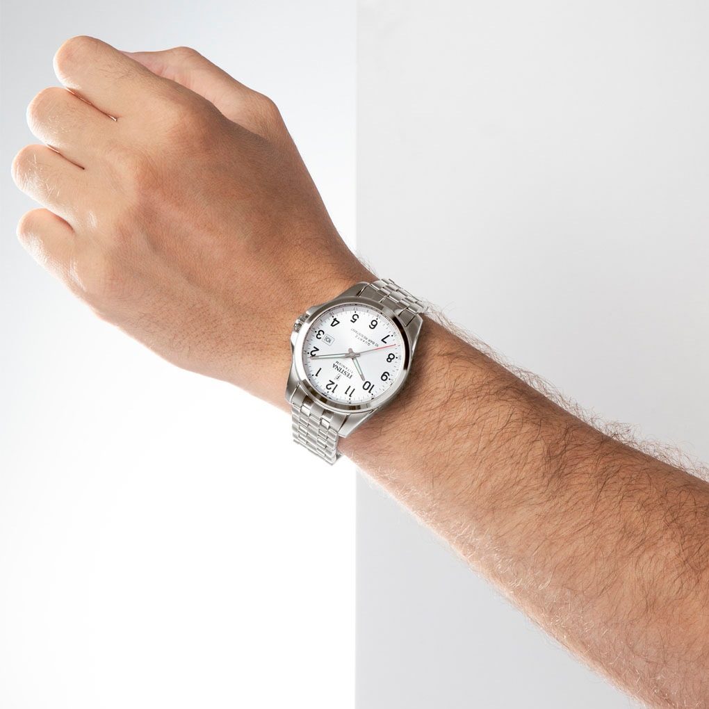 Festina Quarzuhr »Calendario Titanium«, Armbanduhr, Herrenuhr, analog, Tag