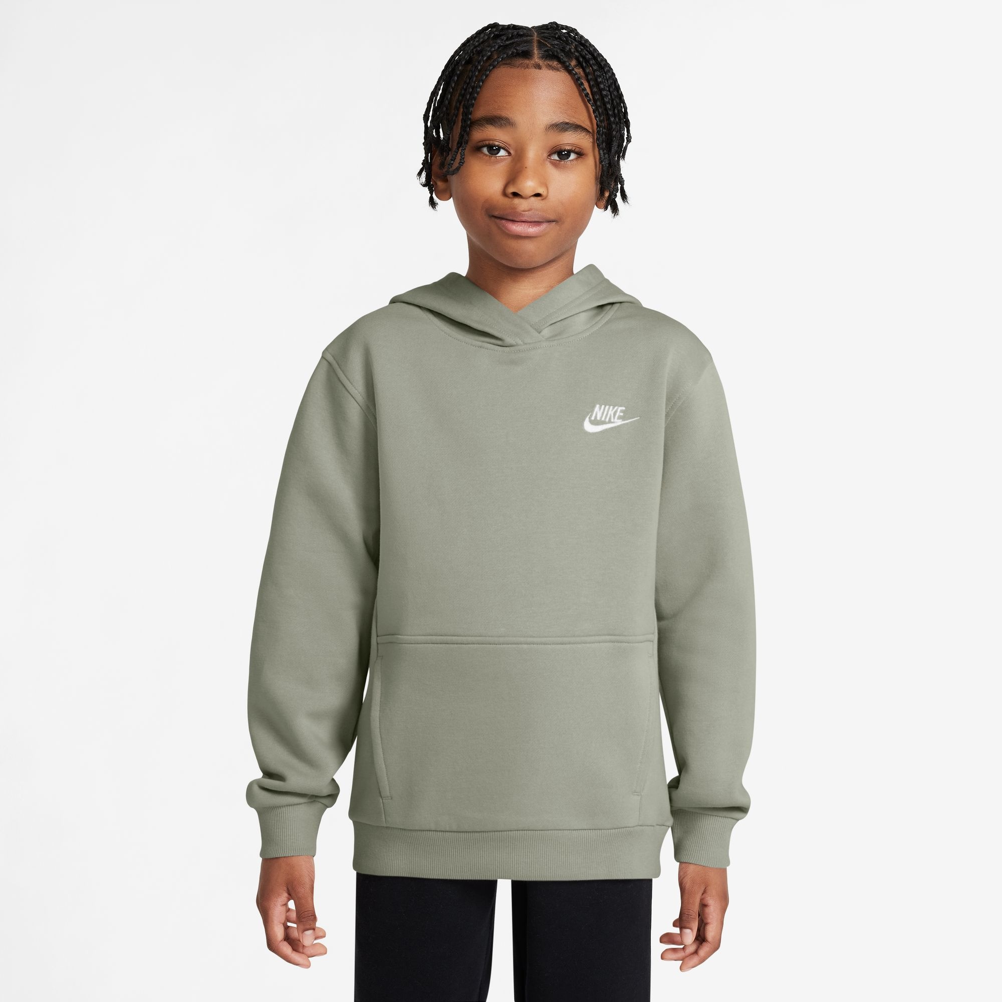 Nike Sportswear Kapuzensweatshirt »K NSW CLUB FLC HDY LBR«, für Jugendliche, mit Kängurutasche, Basic-Passform
