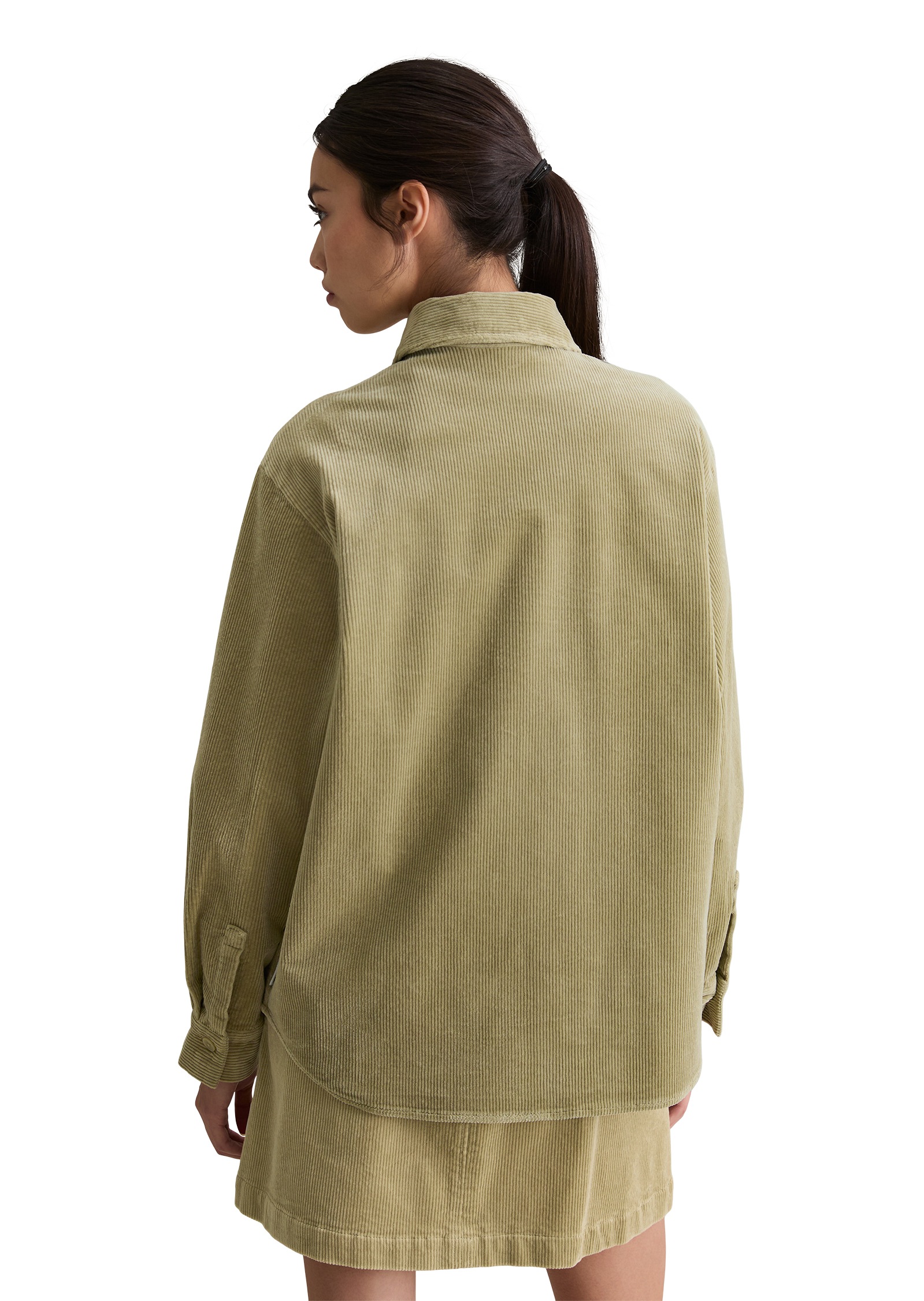 Marc OPolo DENIM Hemdbluse aus mittelschwerem Cord-Stretch, relaxed fit günstig online kaufen