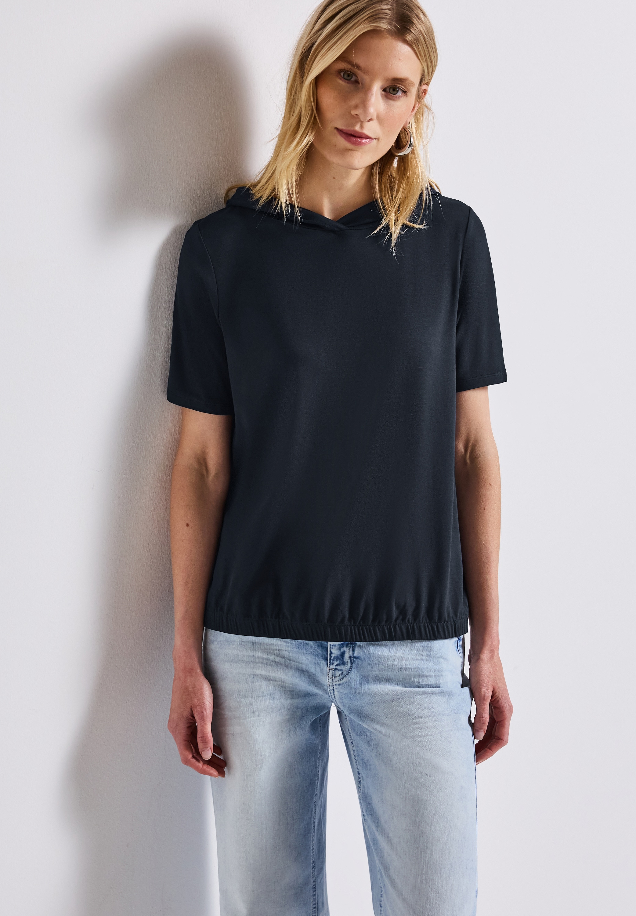 STREET ONE T-Shirt, mit Kapuze günstig online kaufen
